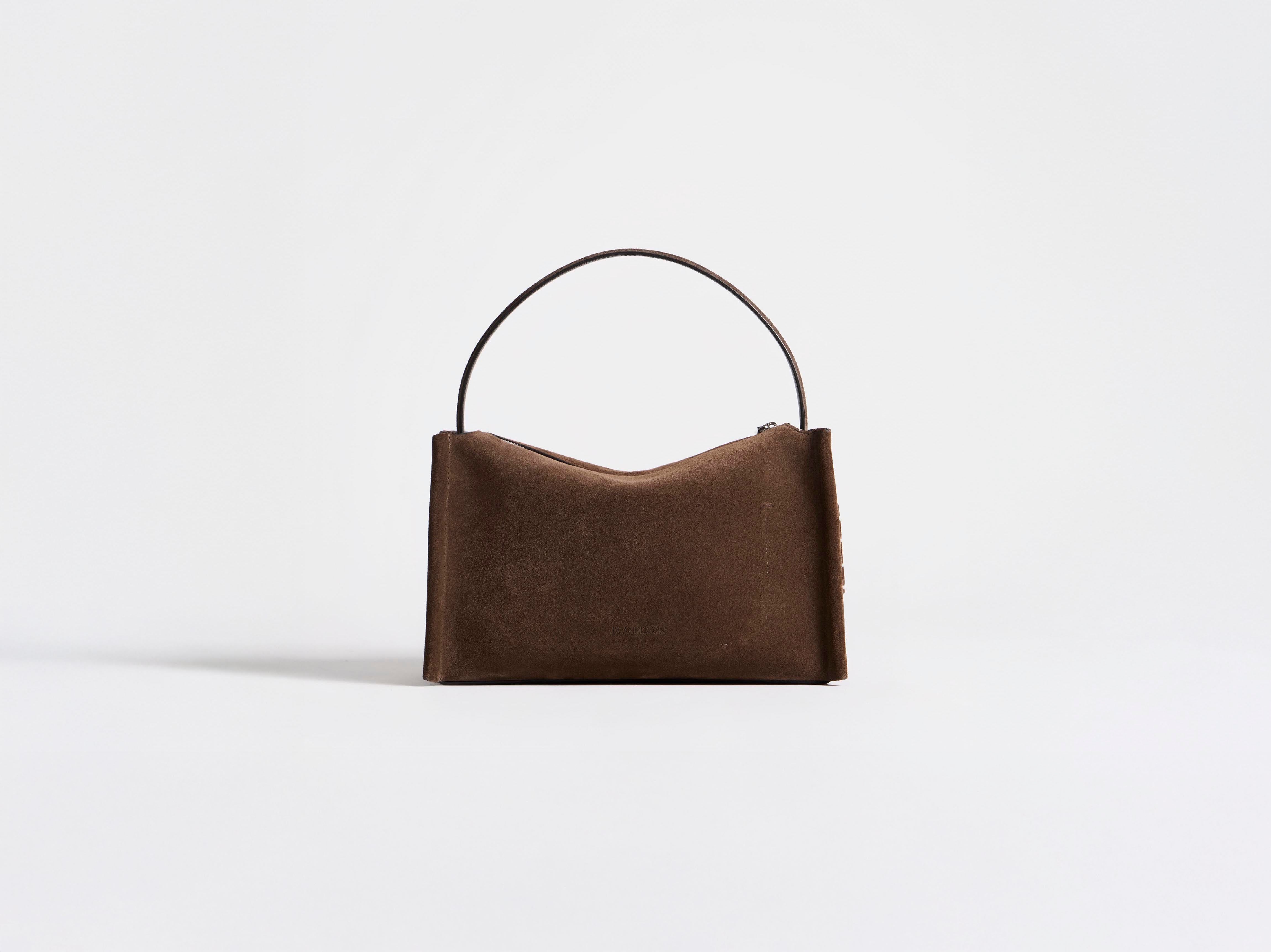 J.W.Anderson Loafer Tasche Braun Suede Umhängetasche