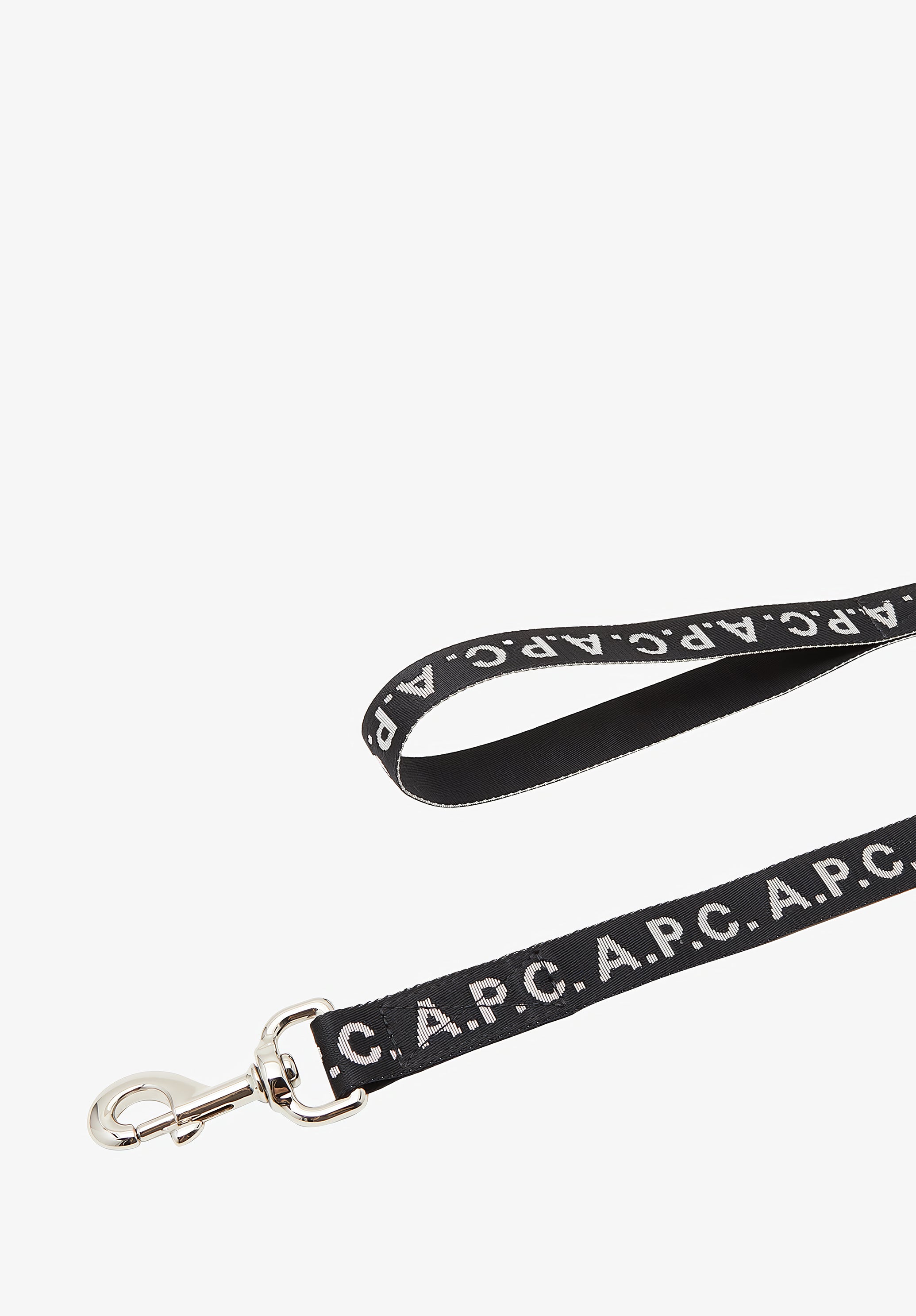 A.P.C. Toutou Hundeleine schwarz TU mit Karabiner