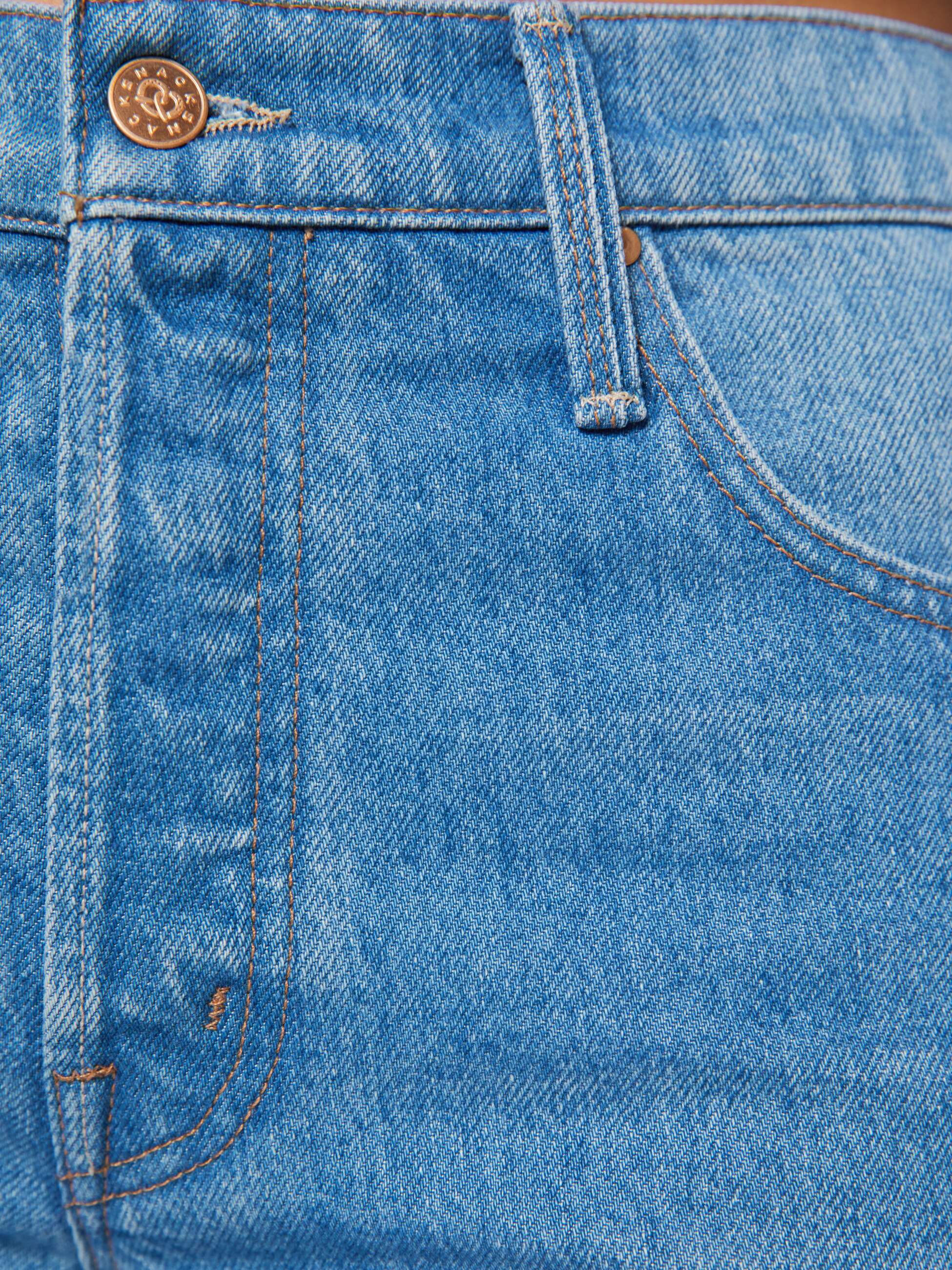 Mother SNACKS Smoothie Crop Cuff Jeans Secret Ingredient