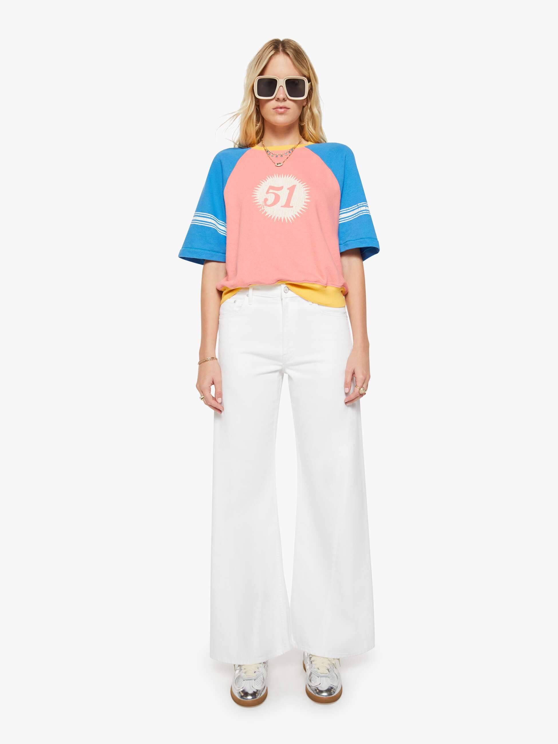 Mother The S/S Concert Sweatshirt Lantana Baumwolle
