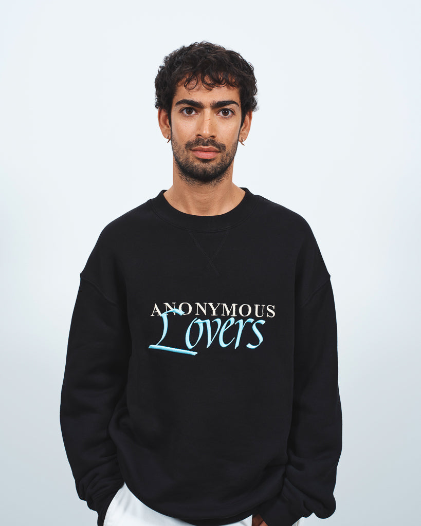 J.W.Anderson Anonymous Lovers Sweatshirt Washed Black Herren