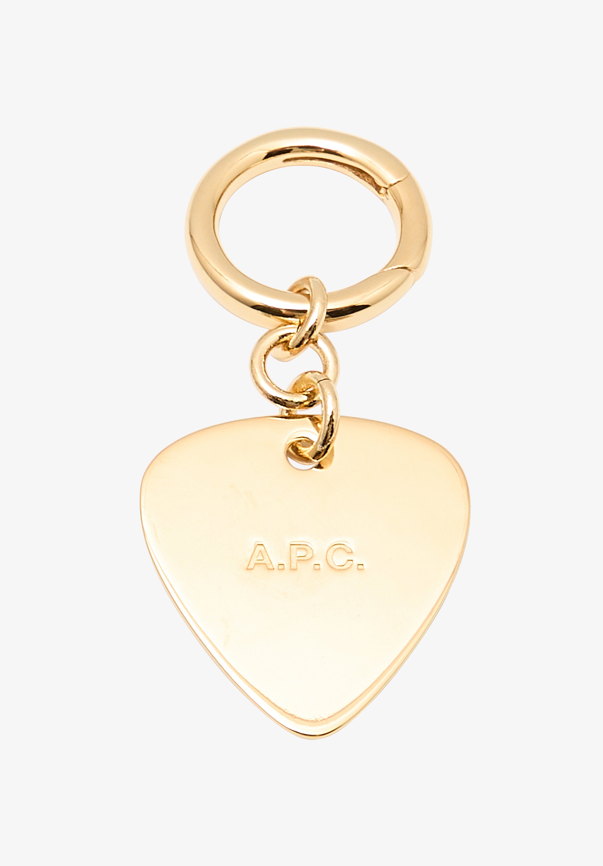 A.P.C. Schlüsselanhänger Mediator gold Metall