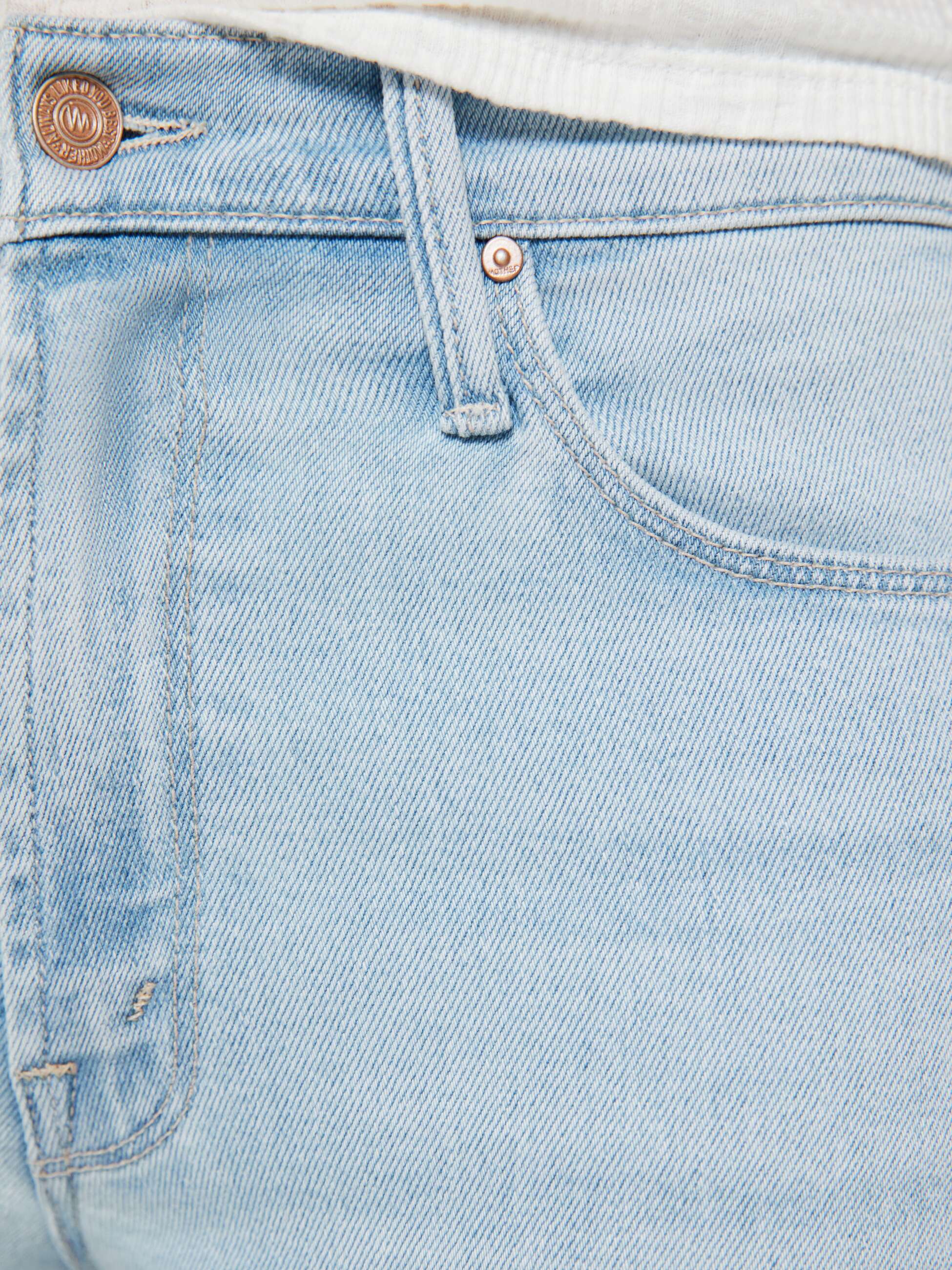 Mother Denim Mid Rise Dazzler Crop Jeans Pretty Please