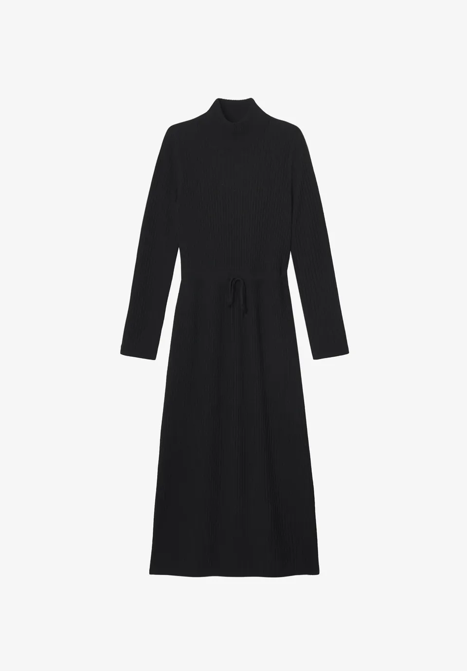 A.P.C. Wollkleid lang schwarz Wollmischung