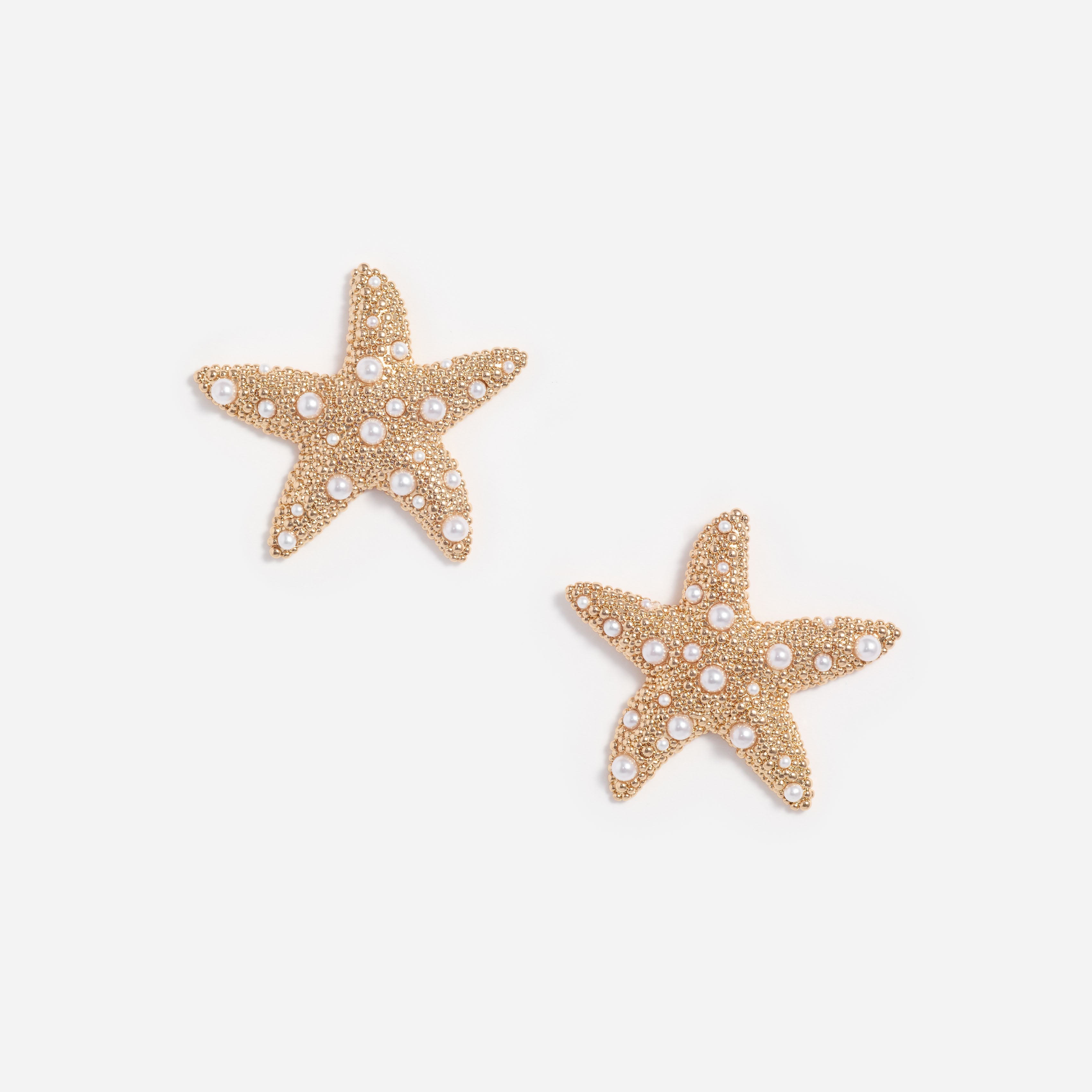 Self Portrait Sea Star Ohrringe Gold Seestern