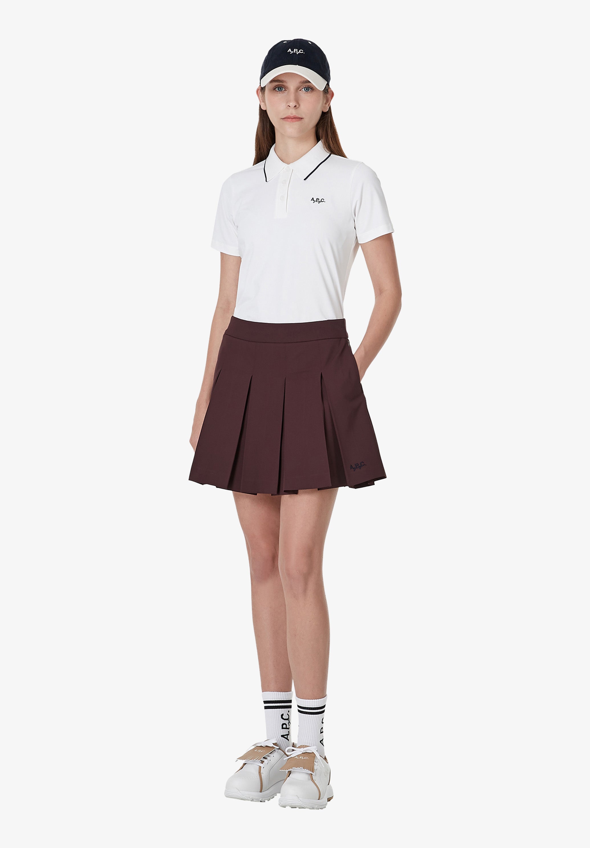 A.P.C. Golf Logo-Polohemd Polohemd L schmal