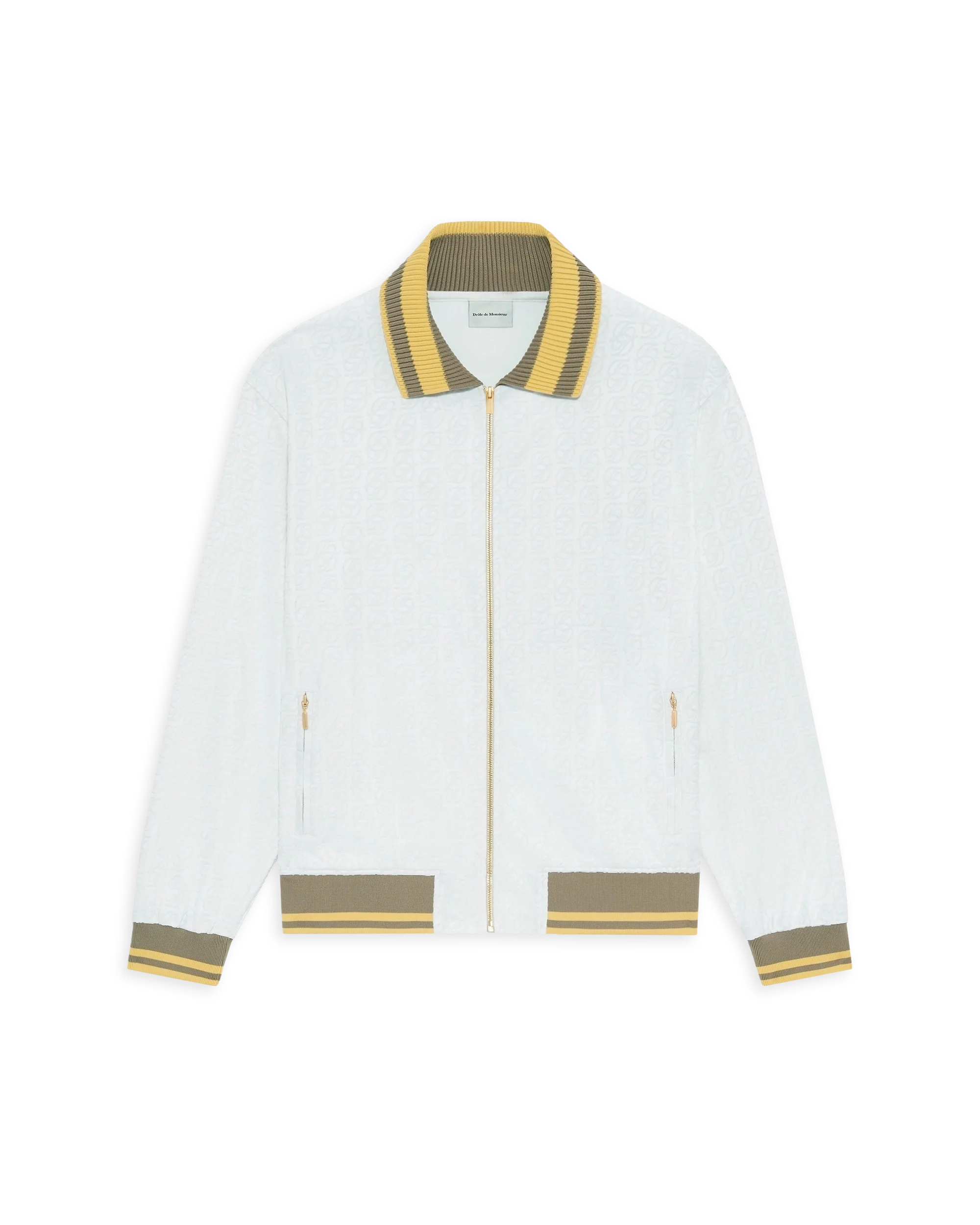 Drôle De Monsieur Monogramme Trainingsjacke Weiß Polyester
