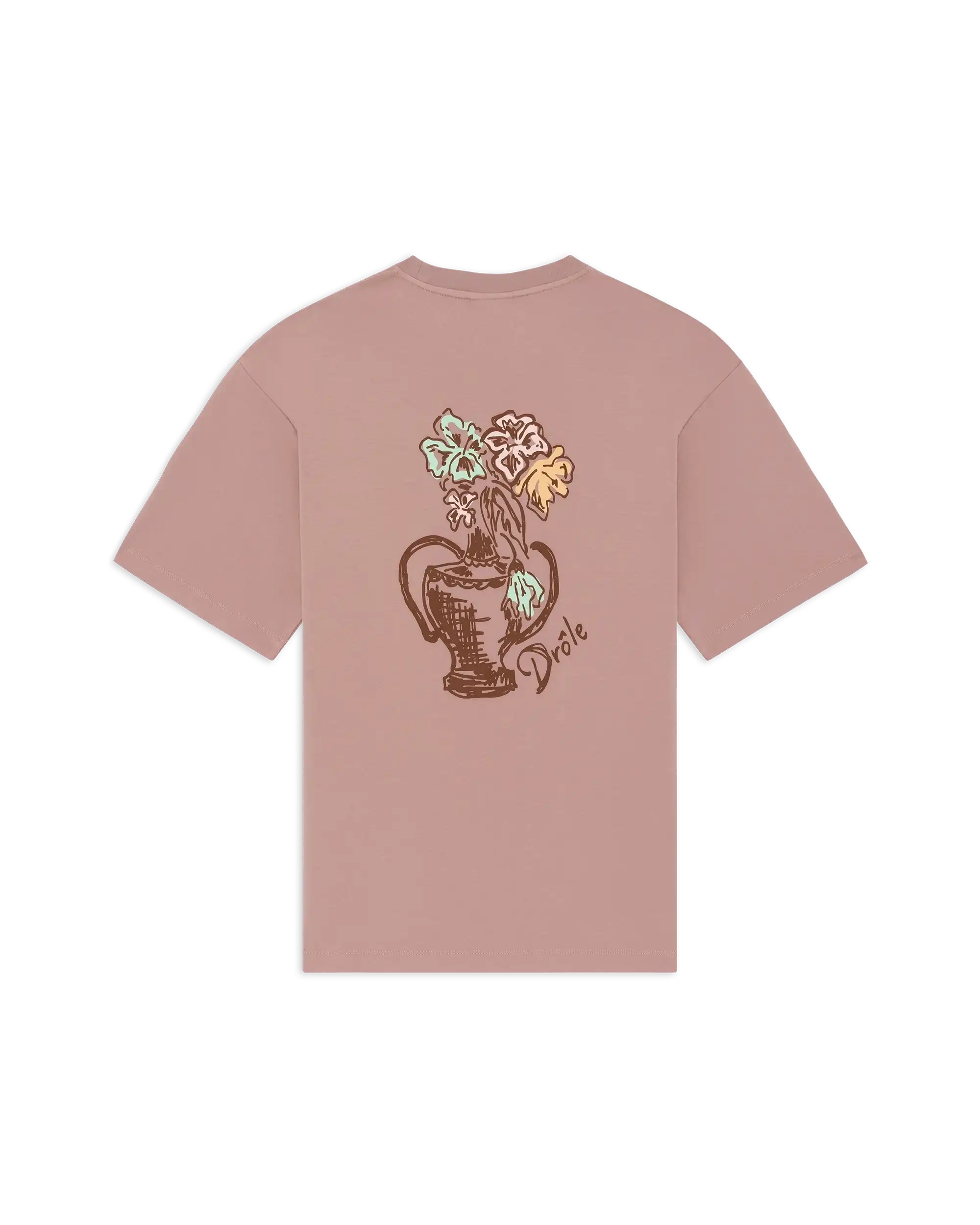 Drôle De Monsieur T-Shirt Vase Havana T-Shirt Altrosa Print