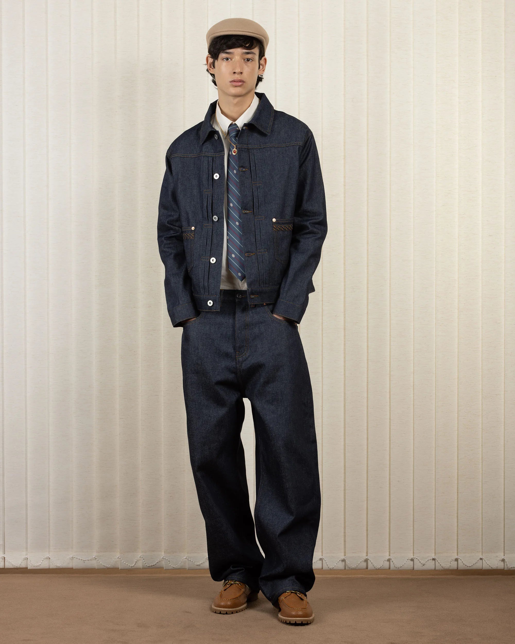 Drôle De Monsieur La Veste Denim Brut Jeansjacke Raw