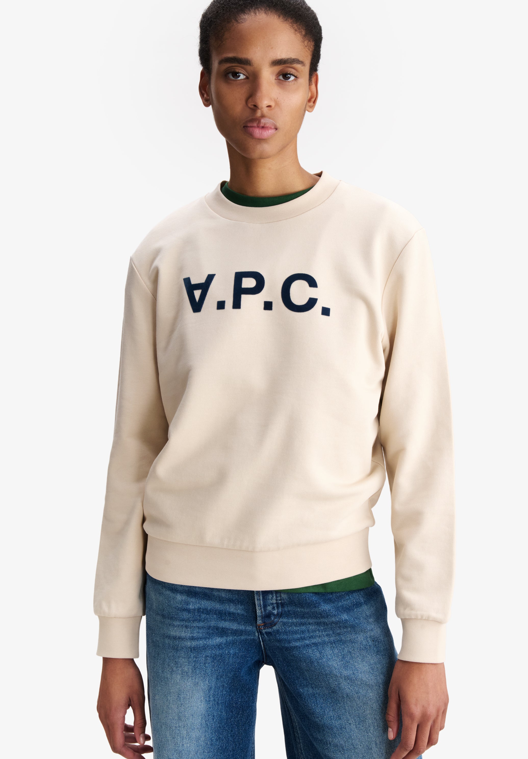 A.P.C. V.P.C. Sweatshirt Grau Bio-Baumwolle
