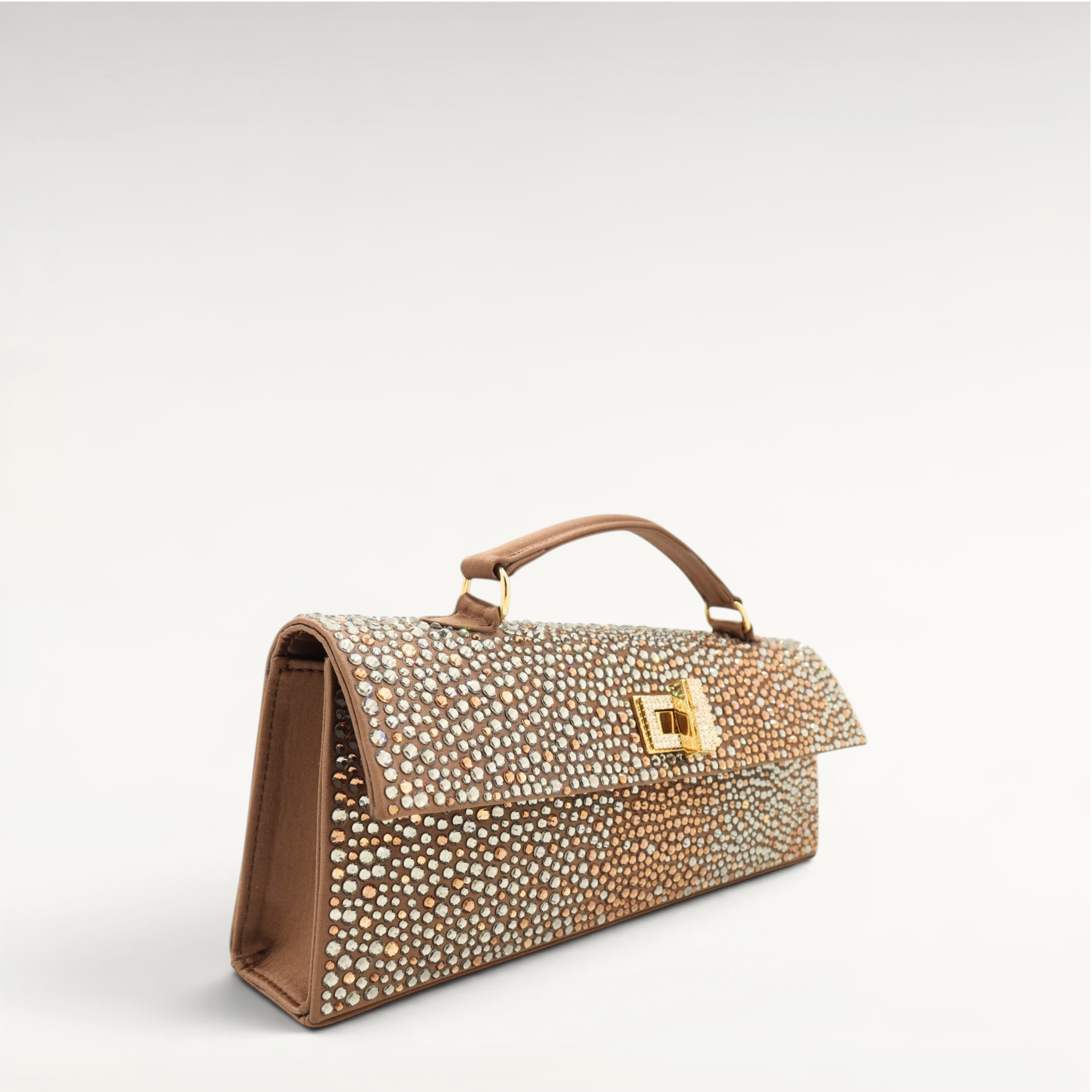 Gedebe Sophie Clutch Abendtasche Kristalle mit Kette