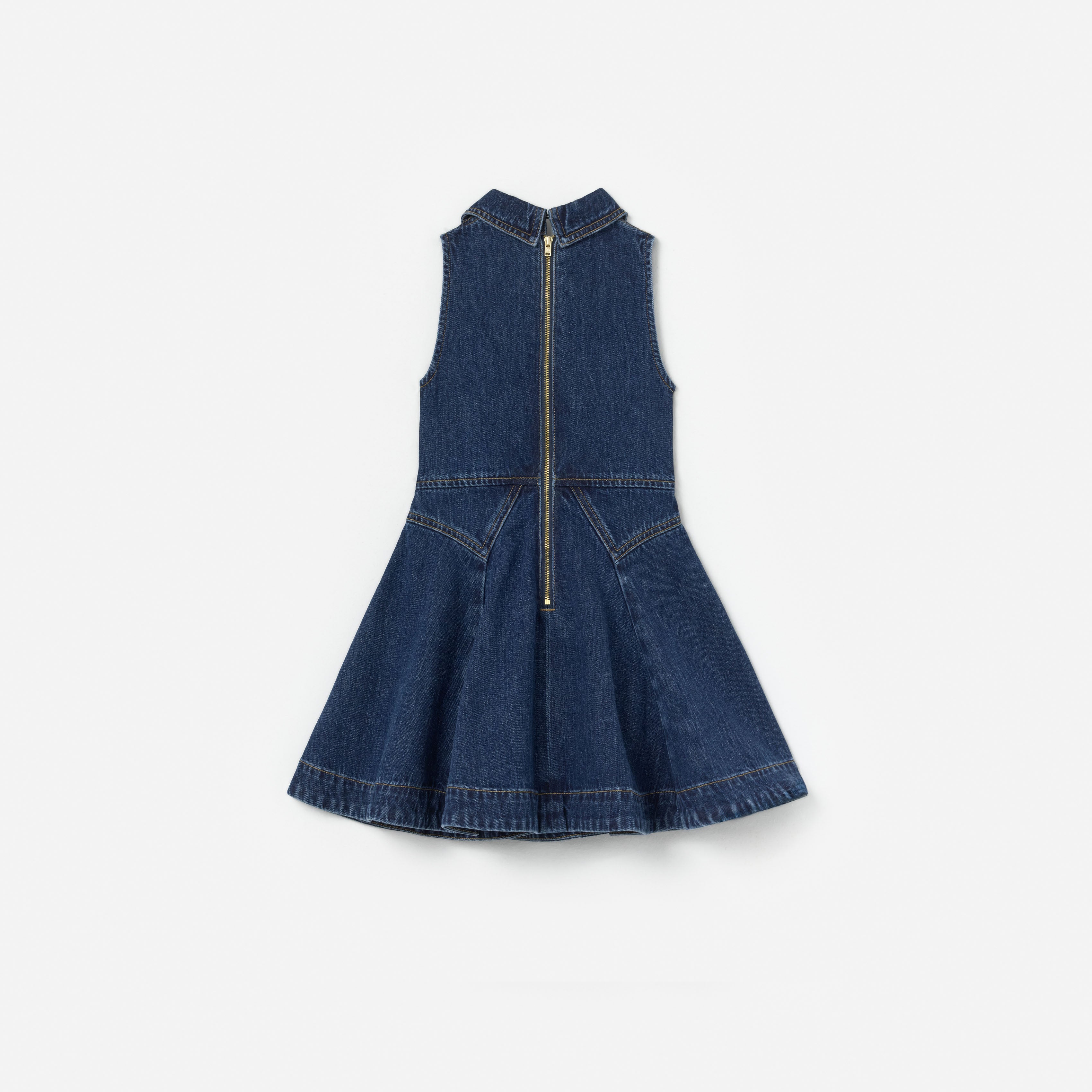 Self Portrait Denim Kleid Kinder Blau Jeanskleid Gr 5/6