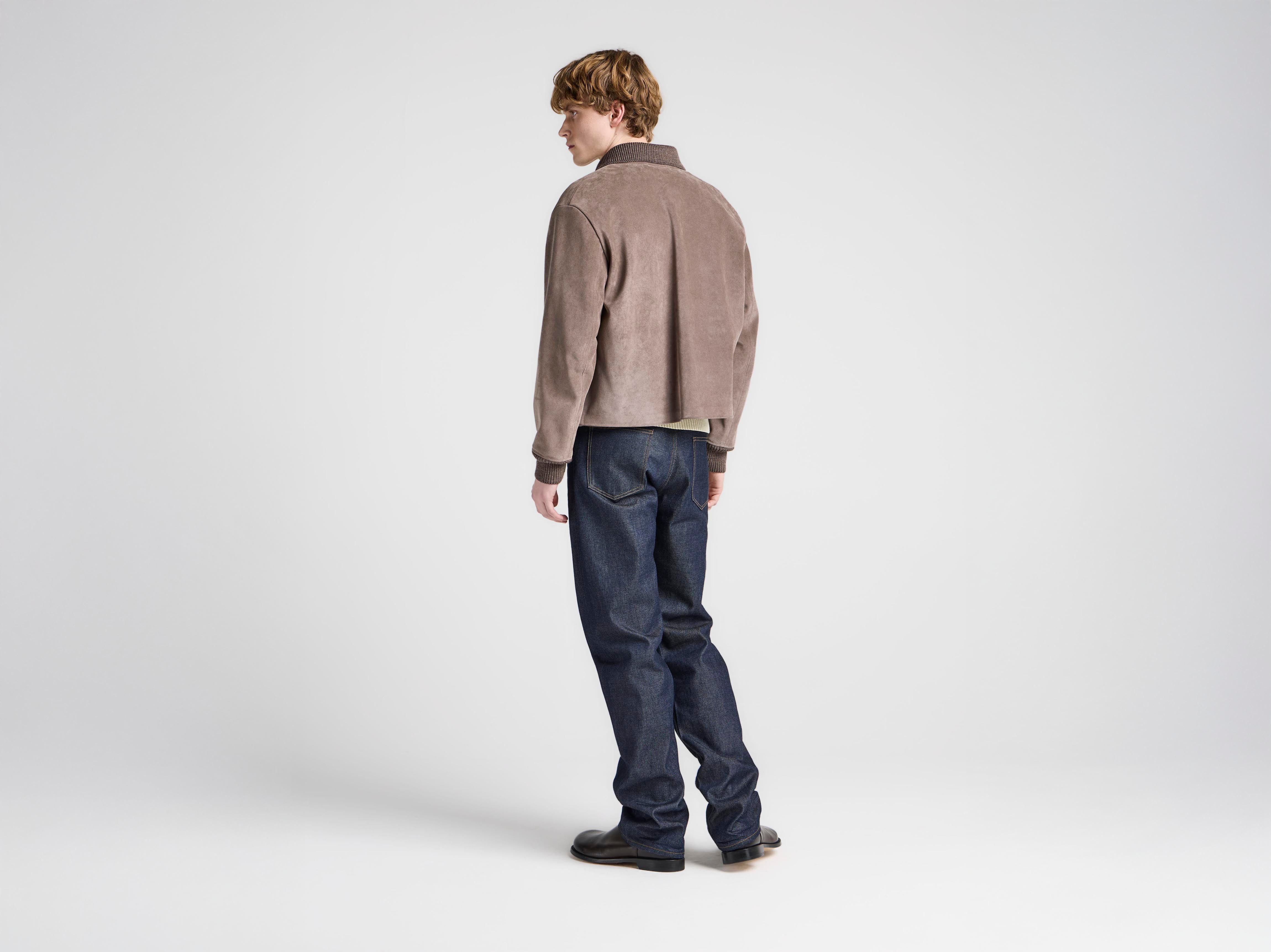 J.W.Anderson Coats Suede Jacket Wildlederjacke Mouse Grey