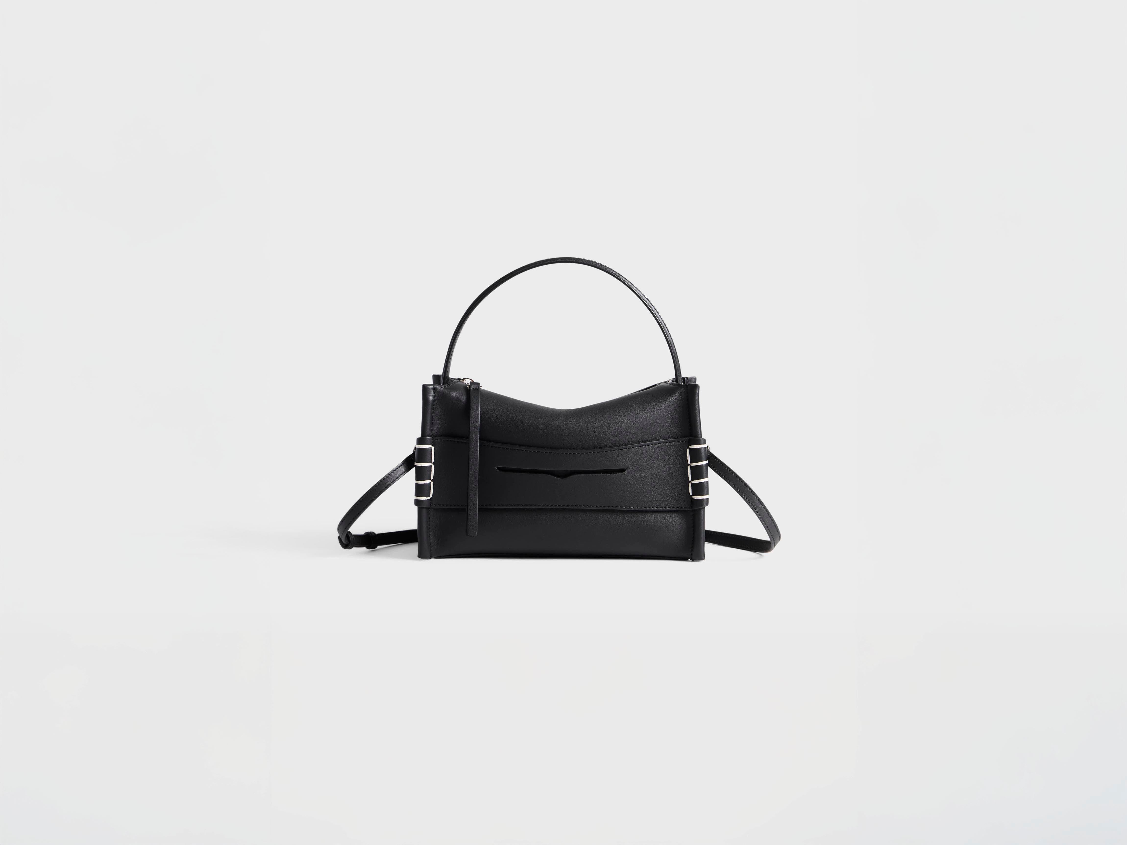 J.W.Anderson Bags Small Loafer Tasche schwarz Kalbsleder