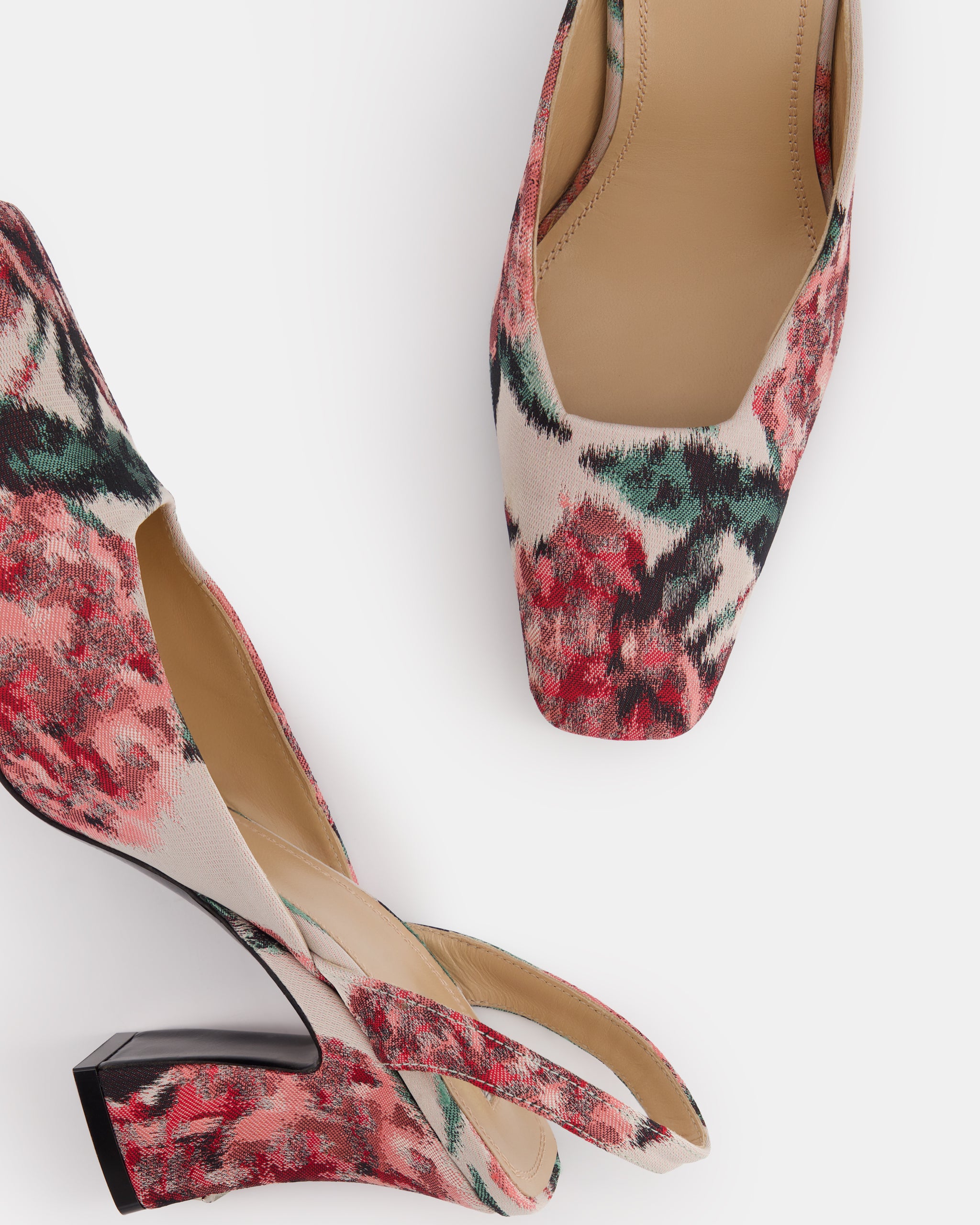 Nodaleto Nodstalgia Iris Pumps Roses Print 9 cm