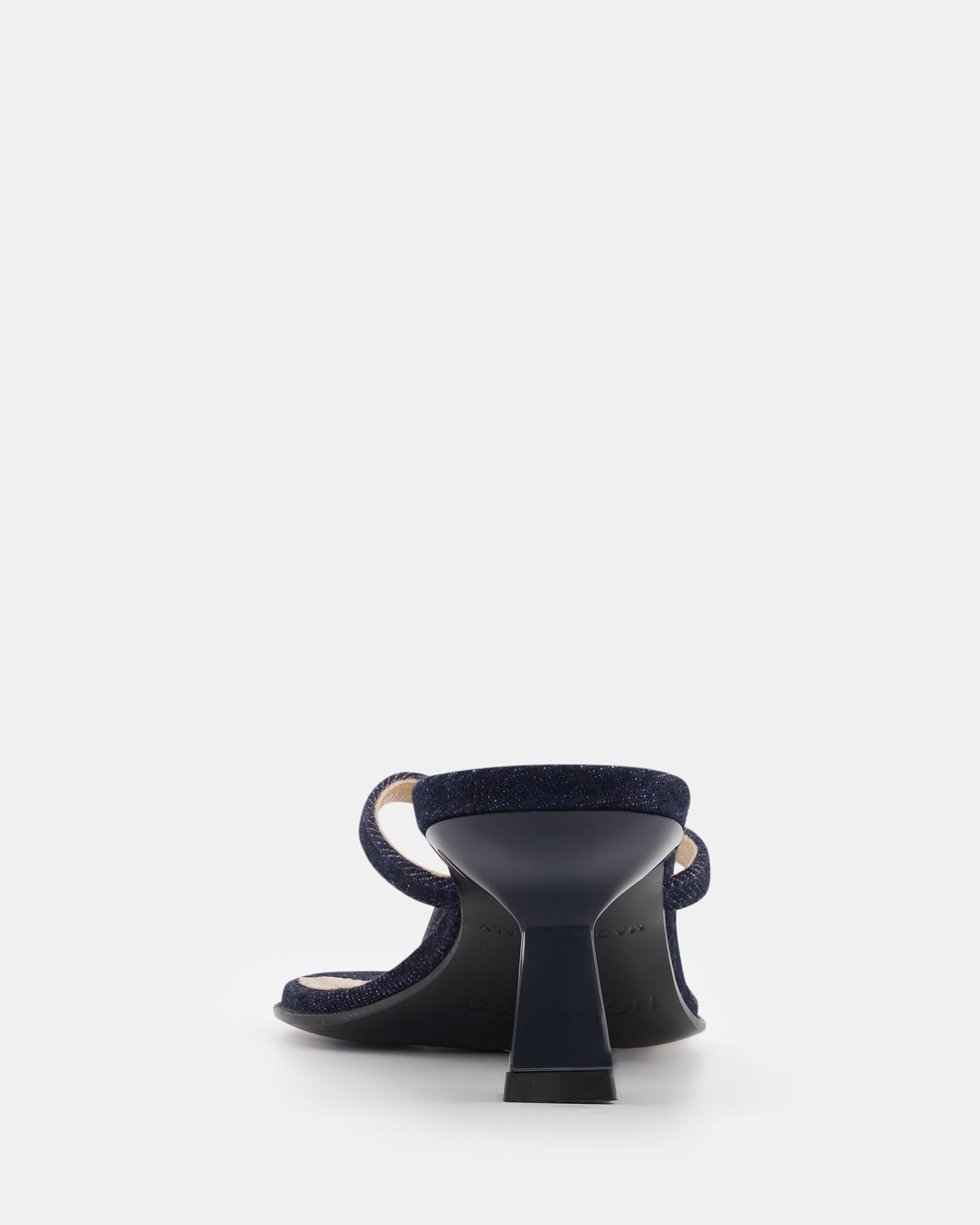 Nodaleto Dona Ruby Mules Dark Denim mit Stein
