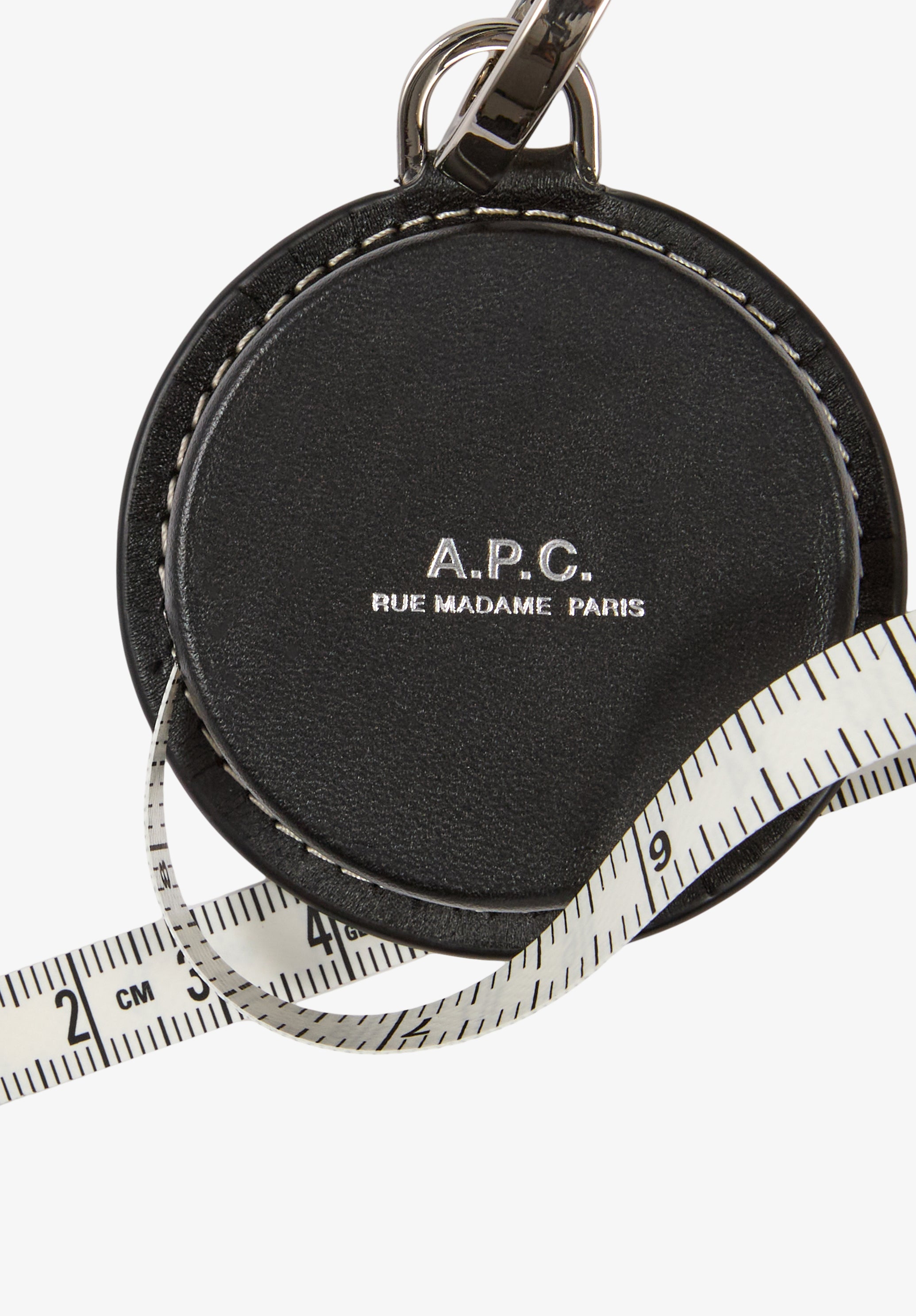 A.P.C. Maßband Glattleder Rue Madame 6 cm TU