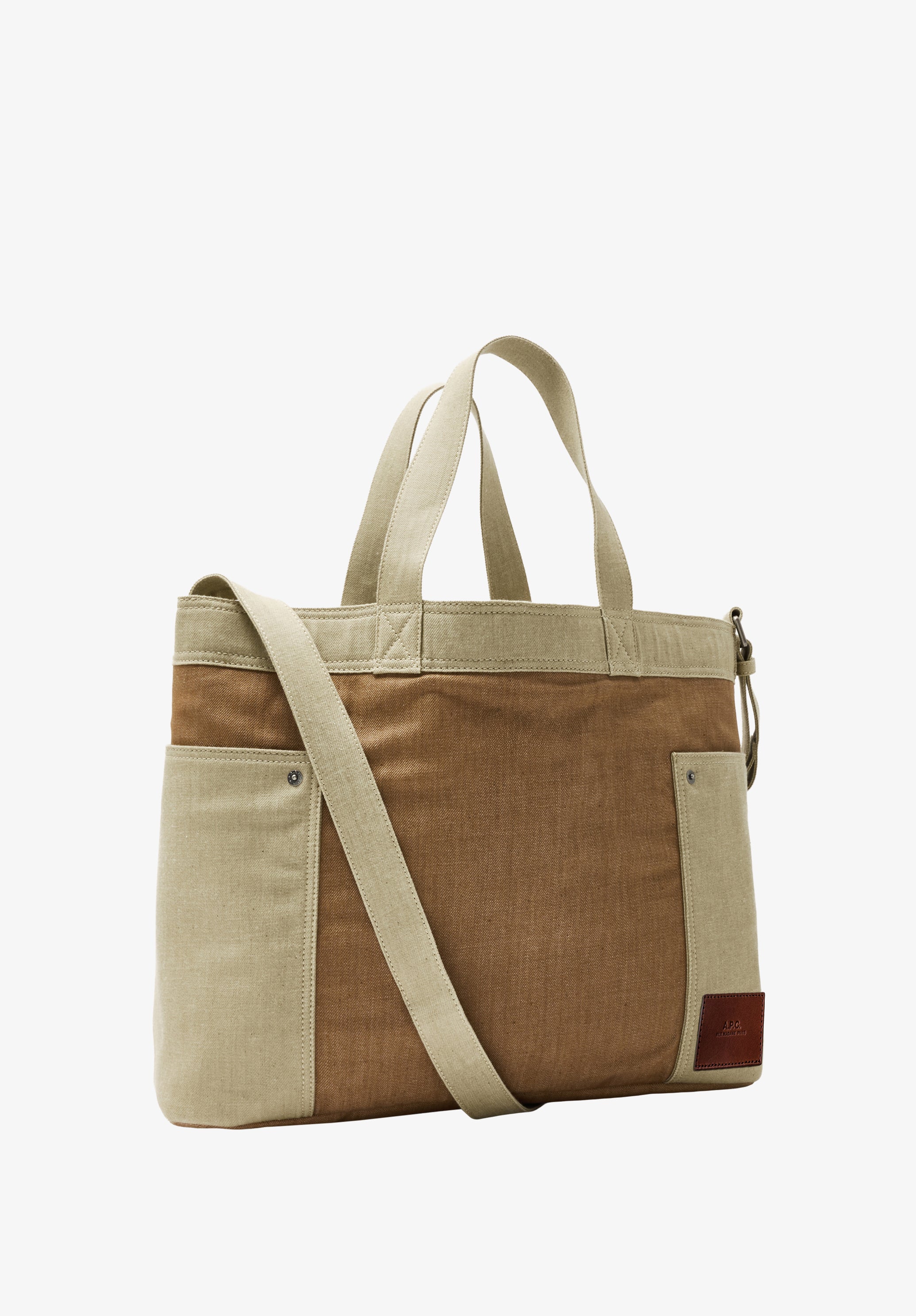 A.P.C. Jardin Tragetasche TU Denim Beige