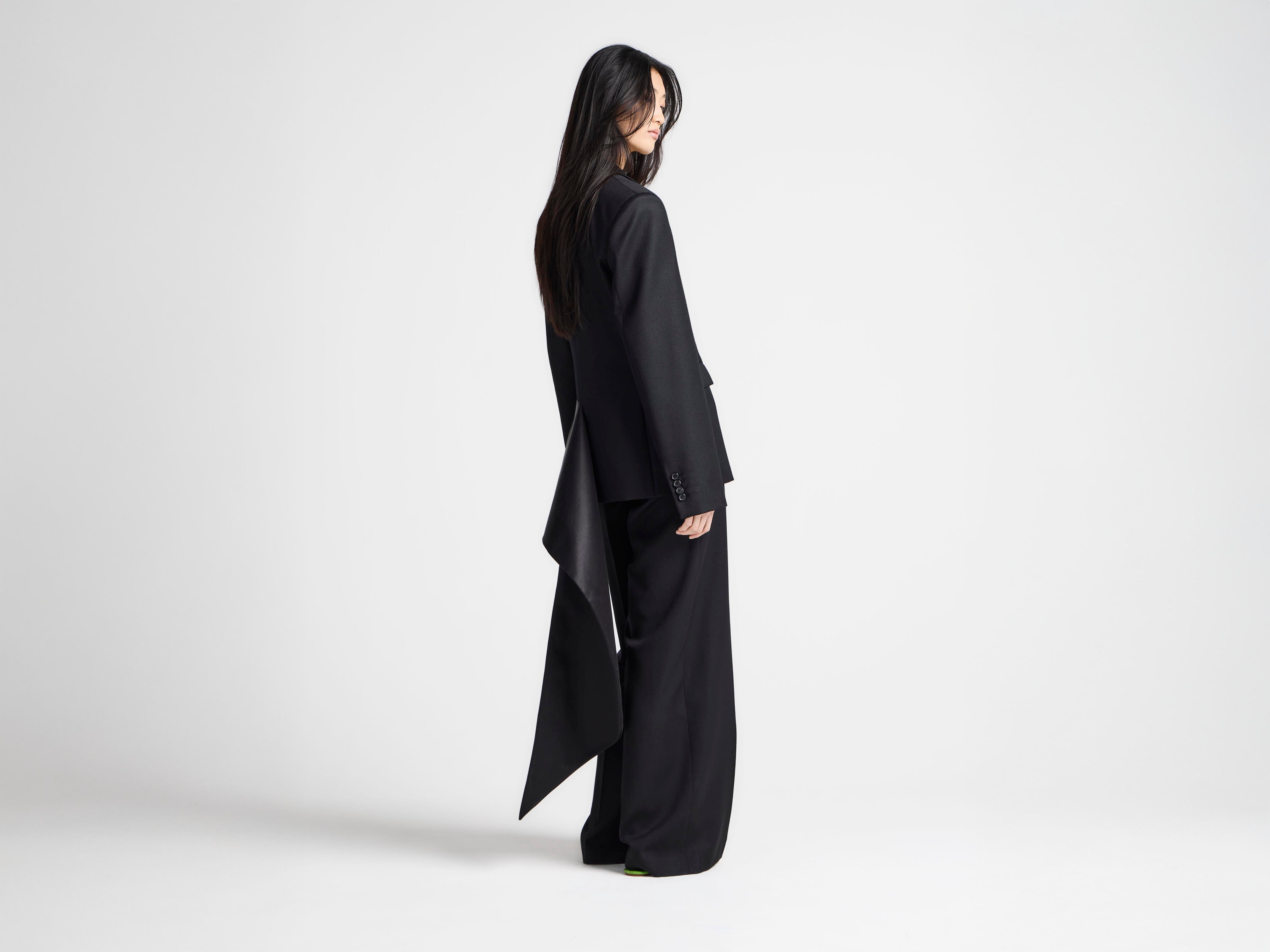 J.W.Anderson Blazer Damen Schwarz Wolle Wrap