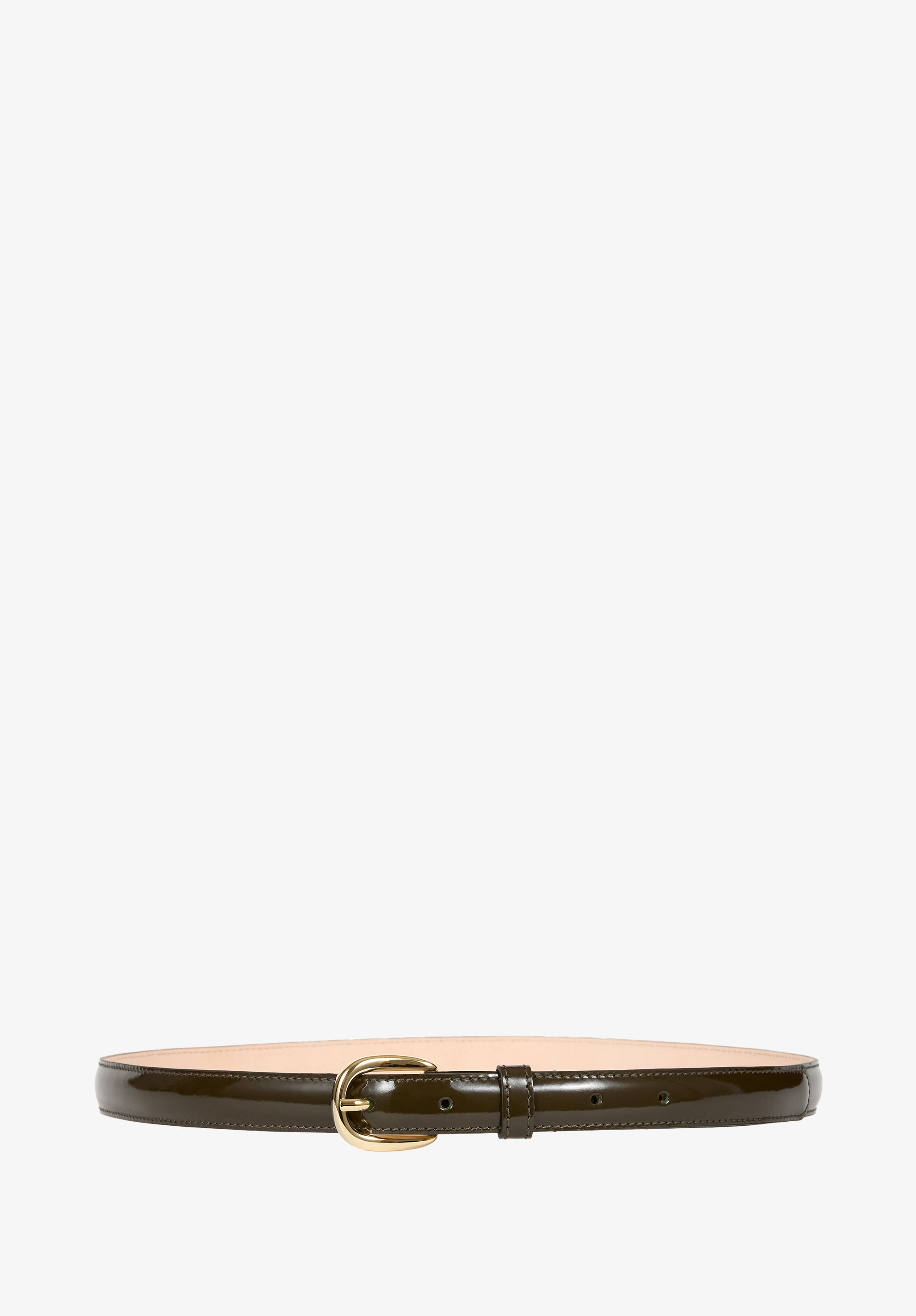 A.P.C. Gürtel Leder gold Schnalle 2 cm
