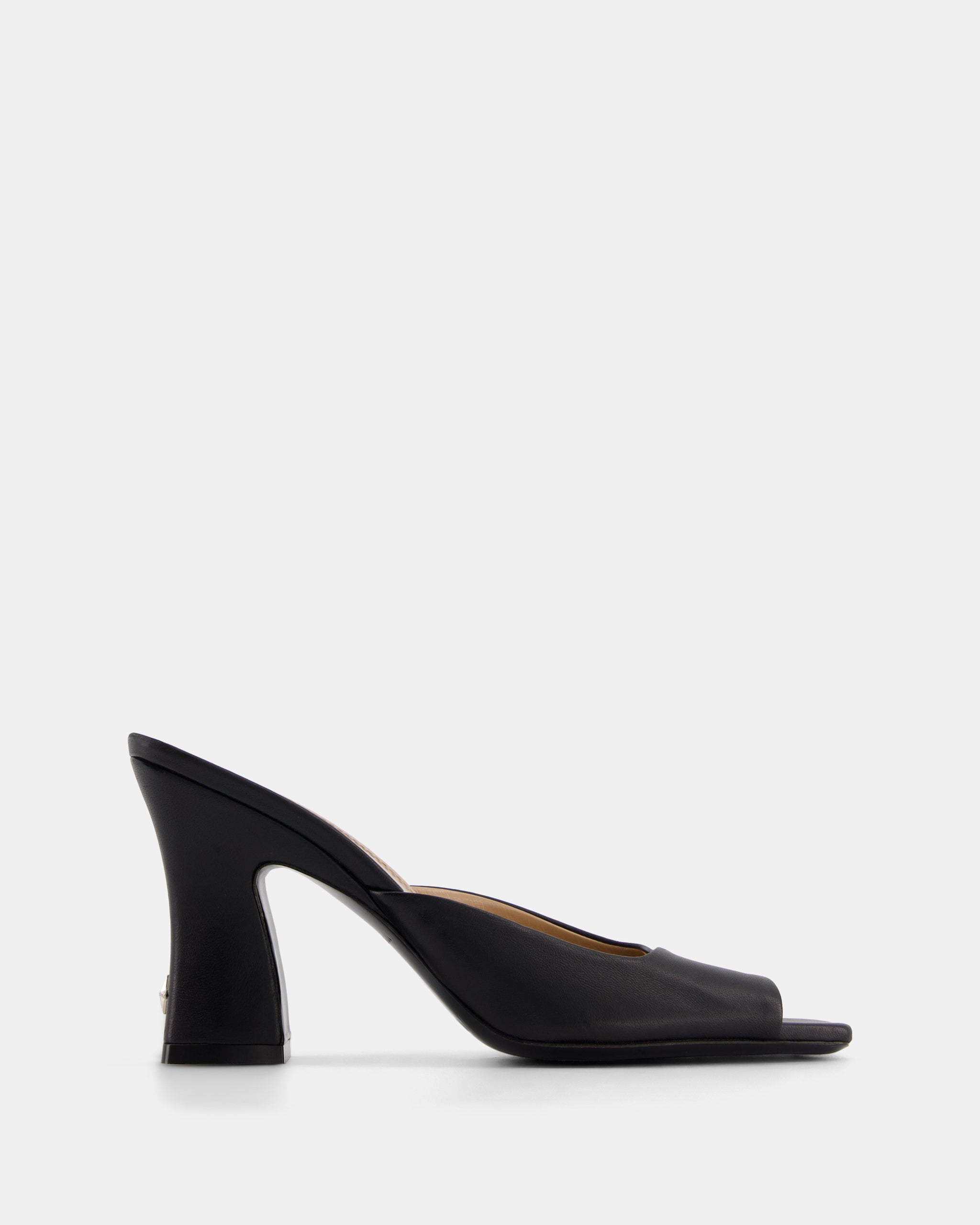 Nodaleto Nodstalgia Brooke Mules Black Nappa 9cm