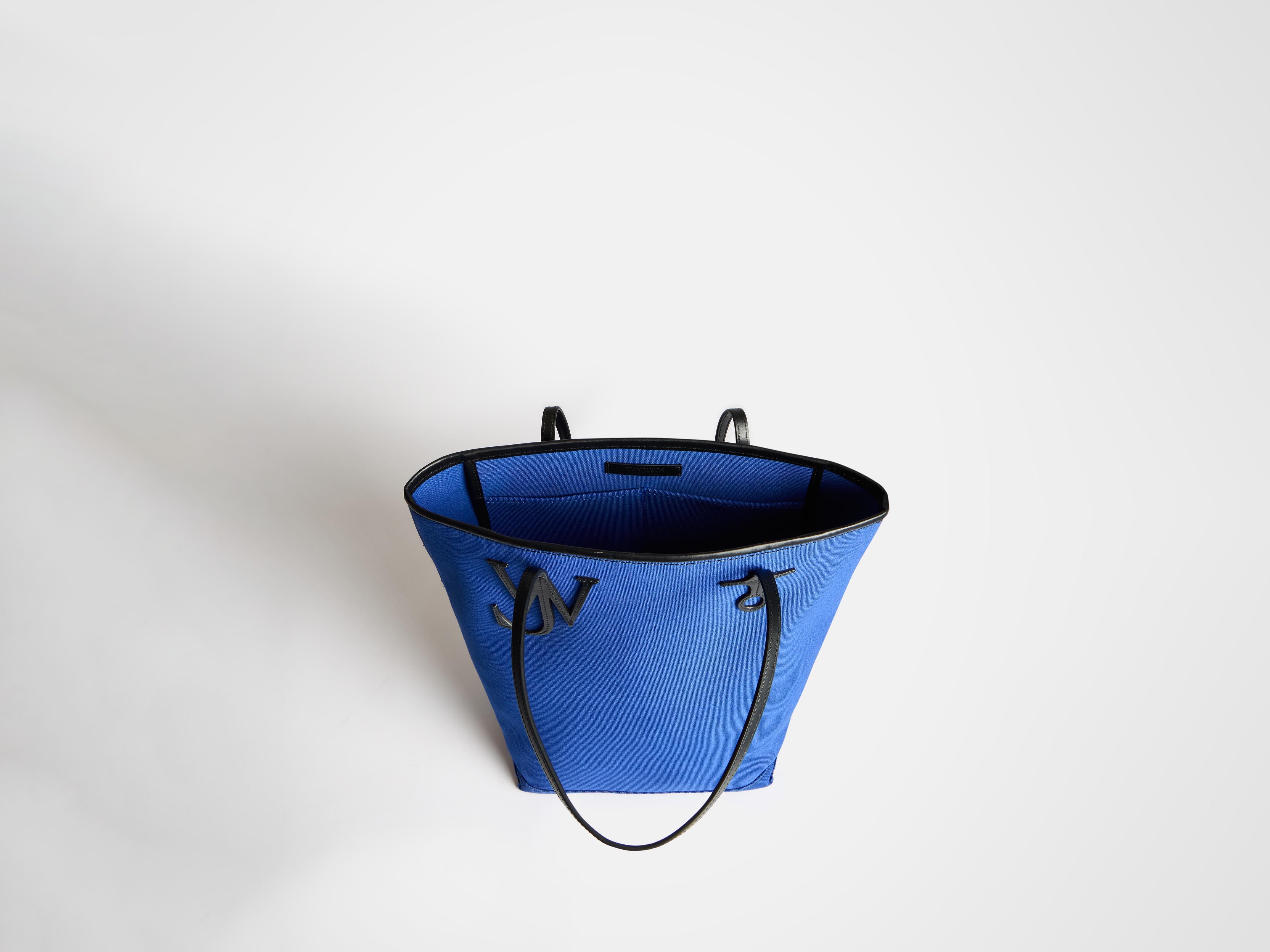 J.W.Anderson Bags Anchor Tote Blau Canvas Leder OS