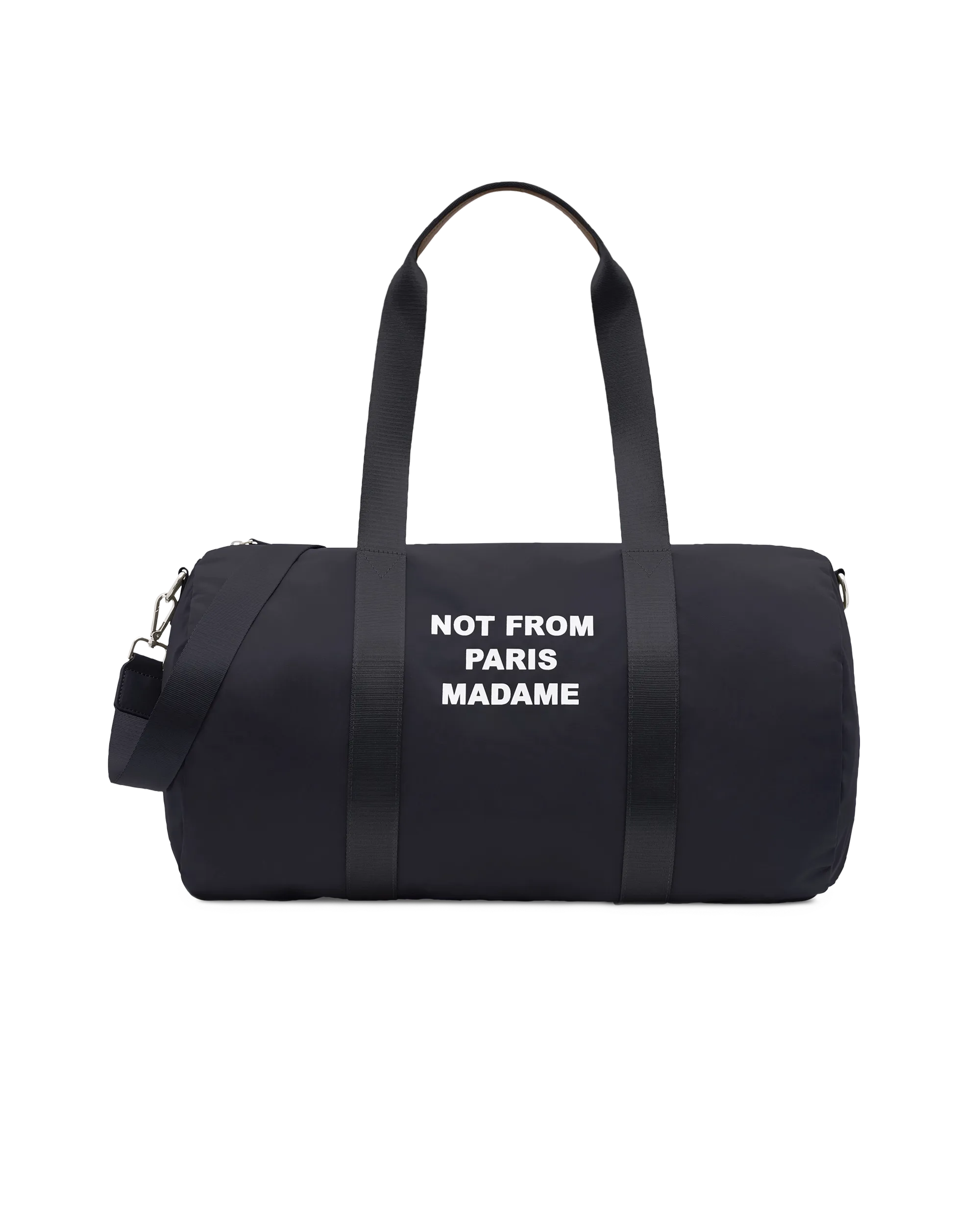 Drôle De Monsieur Nylon Slogan Gym Bag Sporttasche Schwarz OS