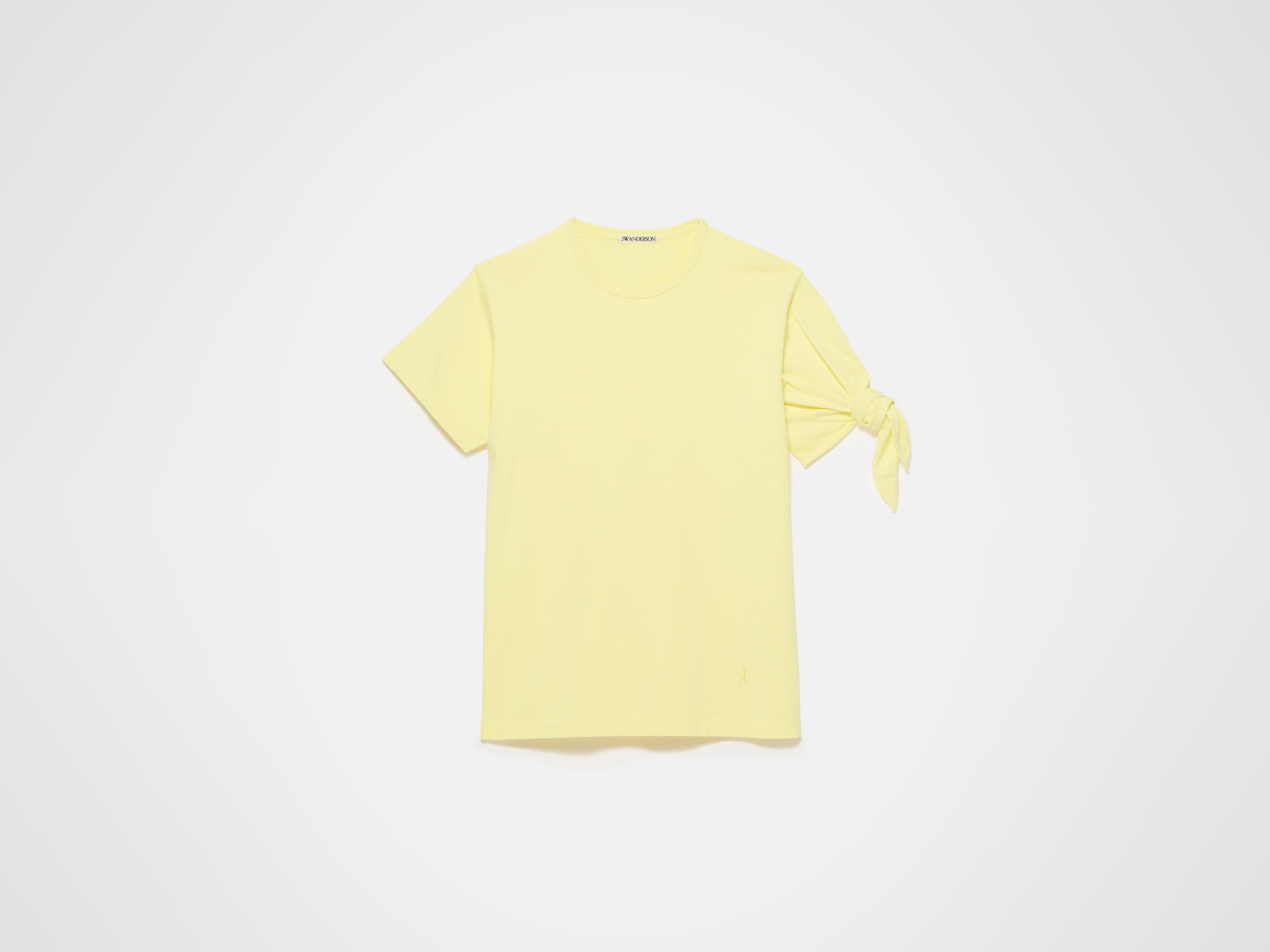 J.W.Anderson Knotted Sleeve T-Shirt Gelb Herren Jersey