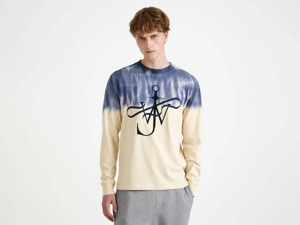 J.W.Anderson Ribbon Anchor Longsleeve Ecru Navy Jersey Herren