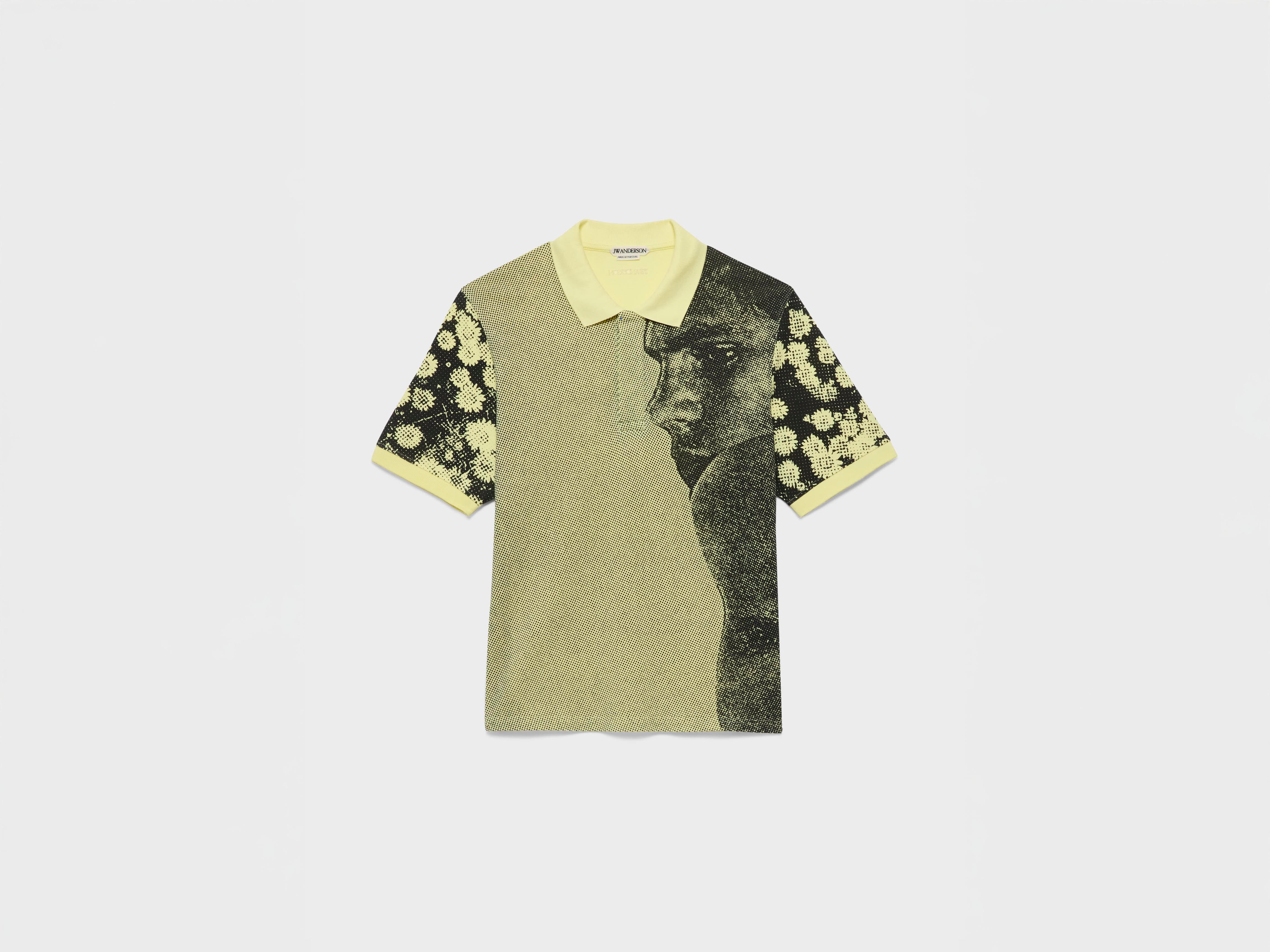 J.W. Anderson Man with Daisies Polo Hellgelb Jersey