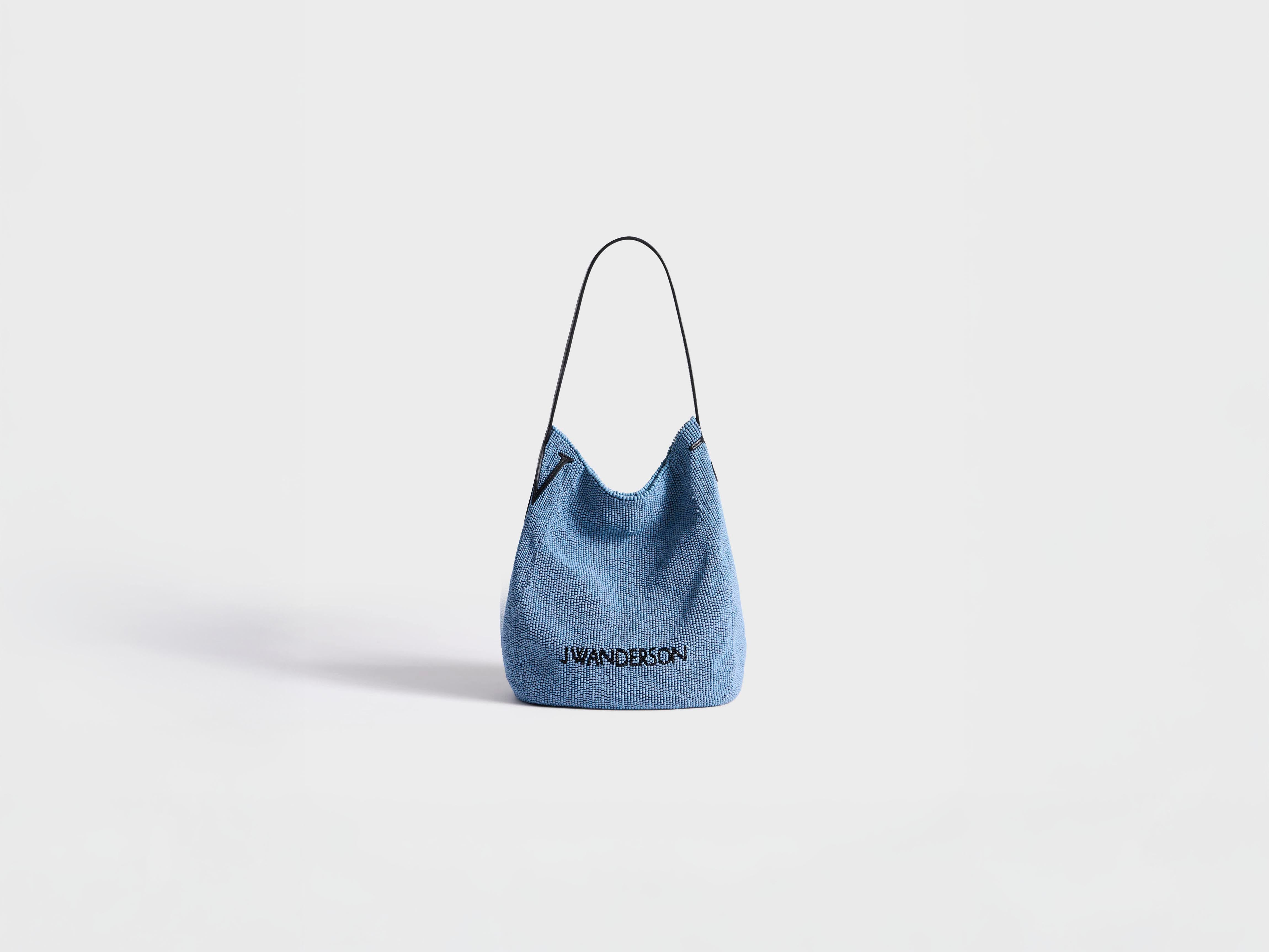J.W.Anderson Bags Small Beaded Bulb Bag Tasche Blau