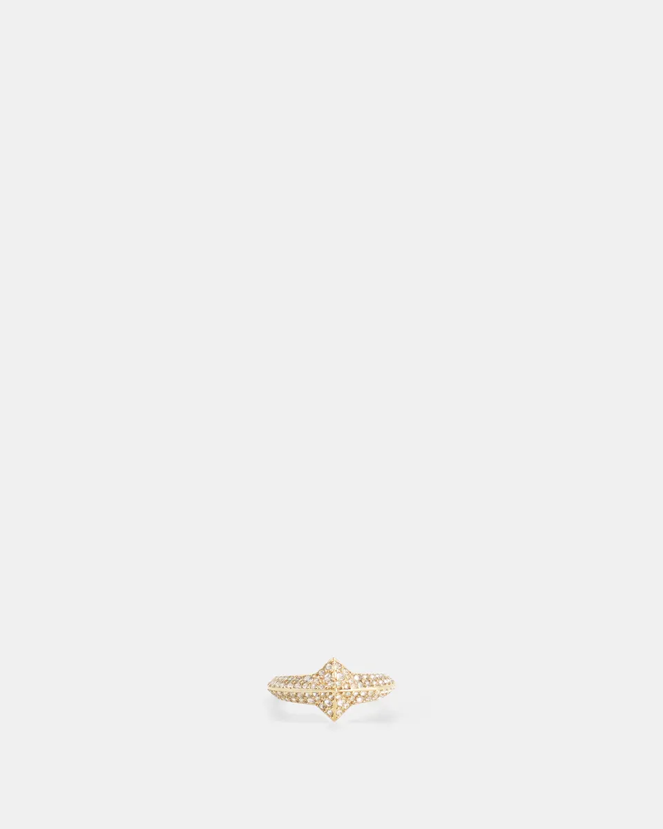 Nodaleto Nodastar Ring Pavé Messing Kristall Stern