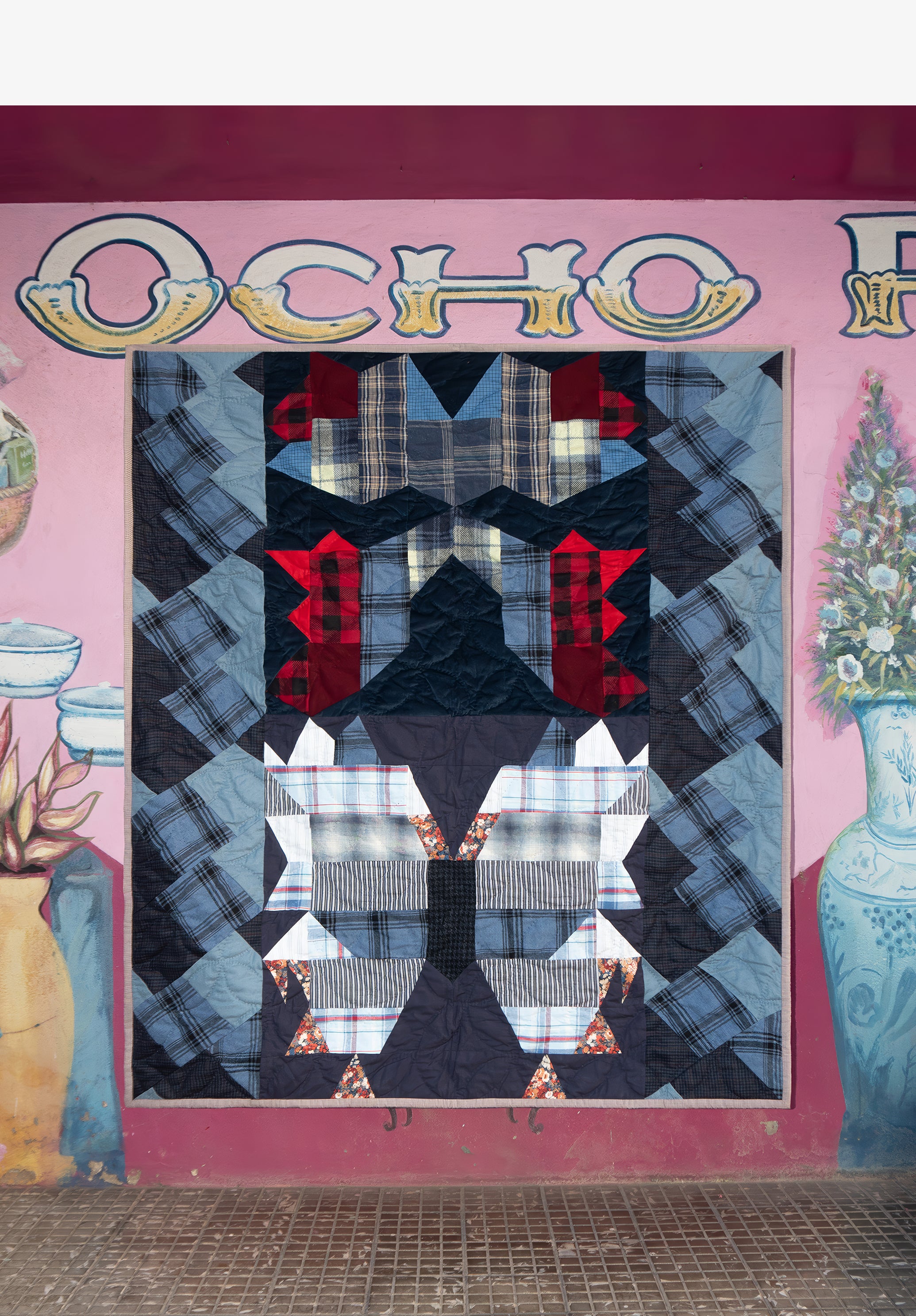 A.P.C. Machaon Steppdecke Patchwork bunt T2