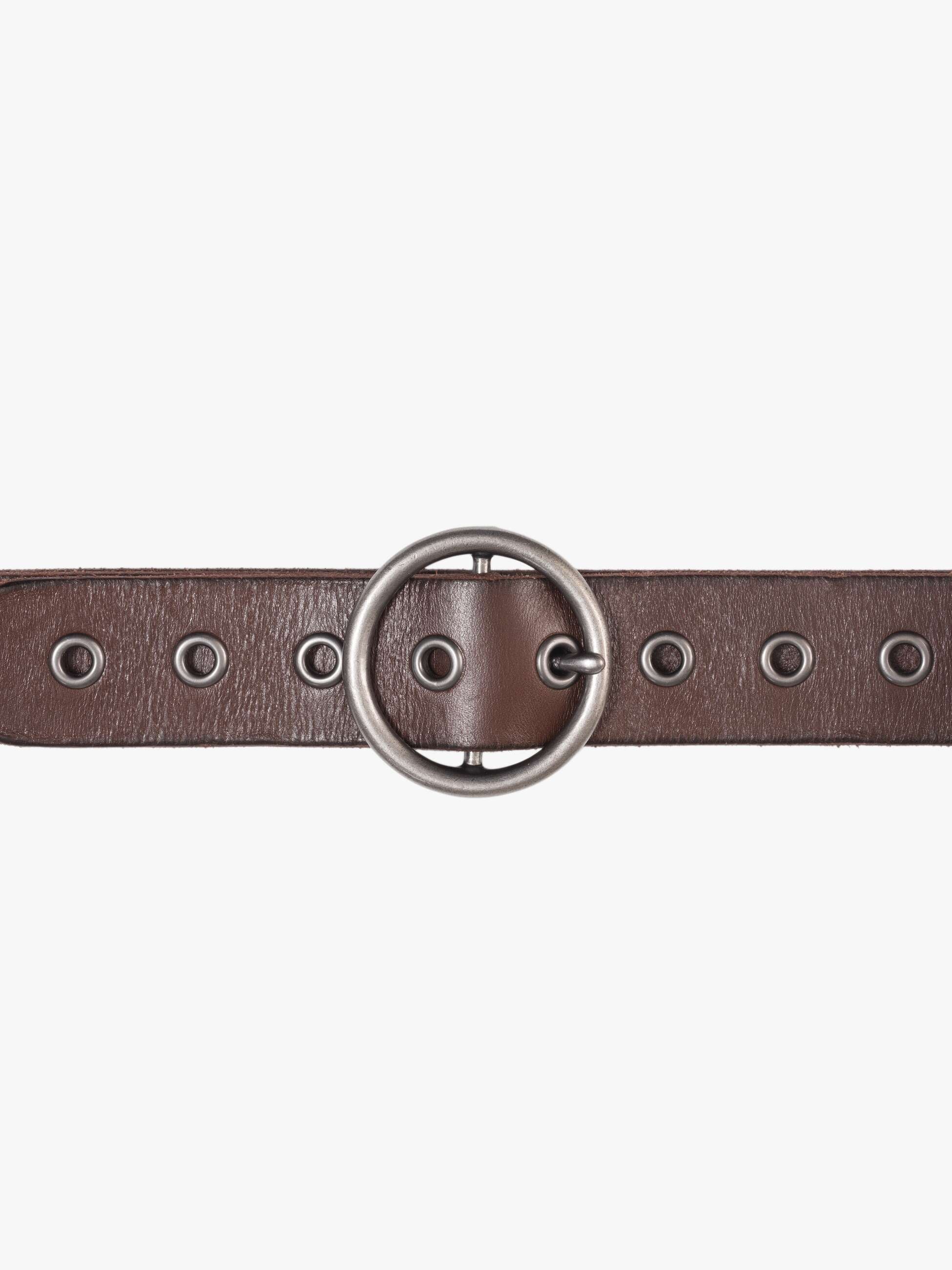 Mother Accessories The Racer Gürtel Dunkelbraun Leder