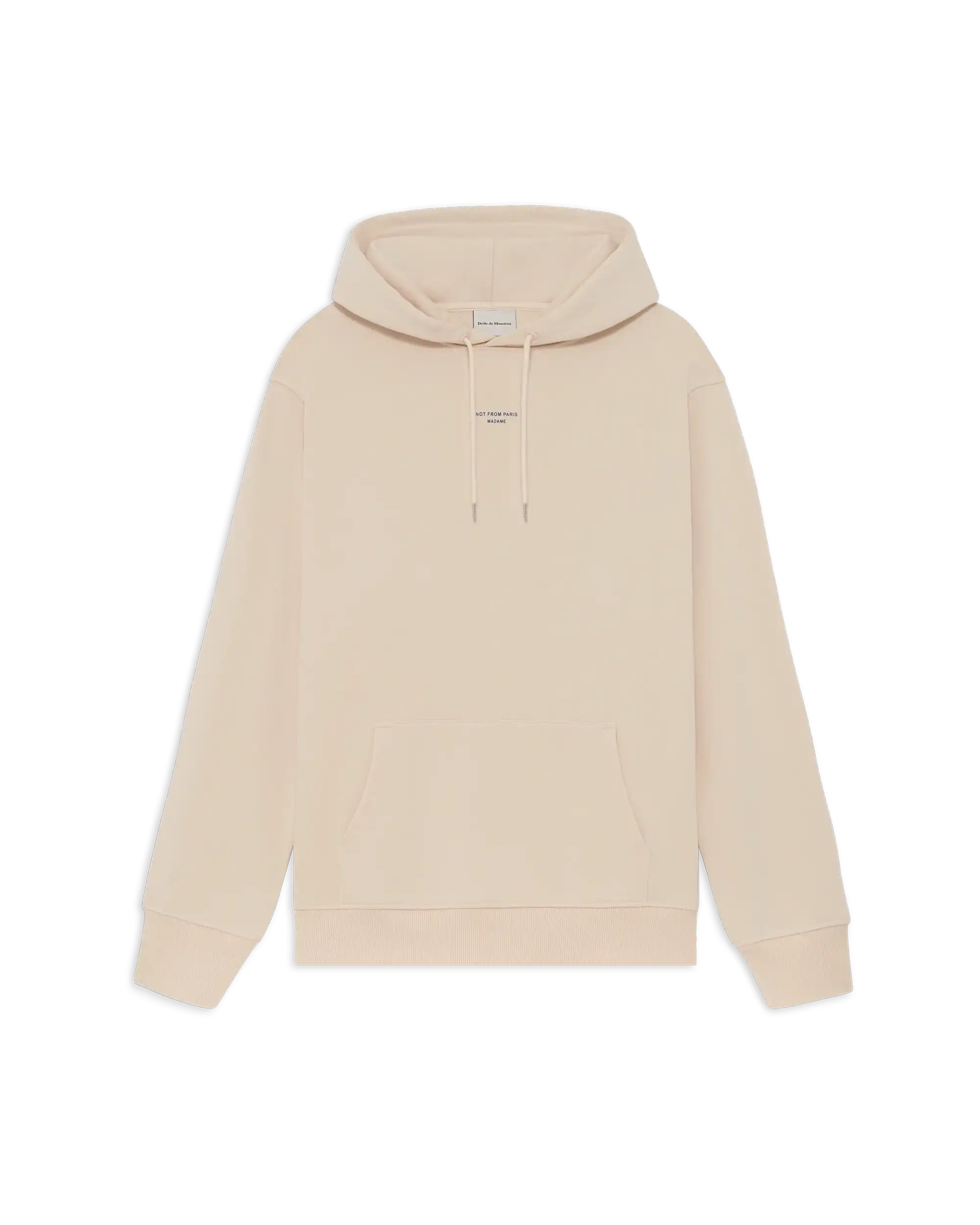Drôle De Monsieur Hoodie Slogan Classique Hoodie Sand Baumwolle