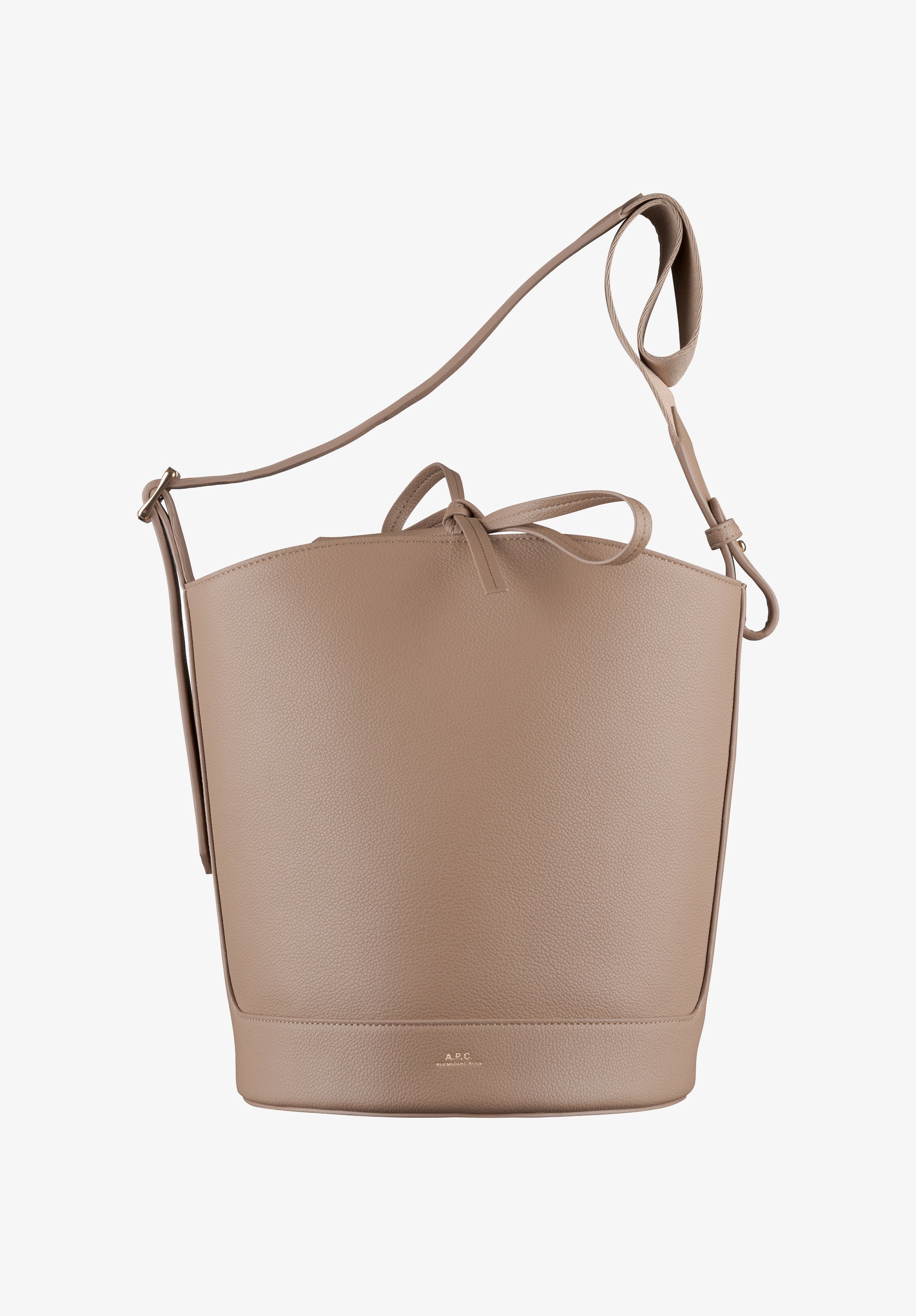 A.P.C. Ana Tasche beige Lederoptik Umhänge