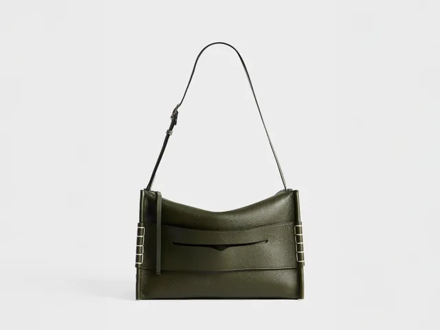 J.W.Anderson Messenger Loafer Tasche Khaki Leder