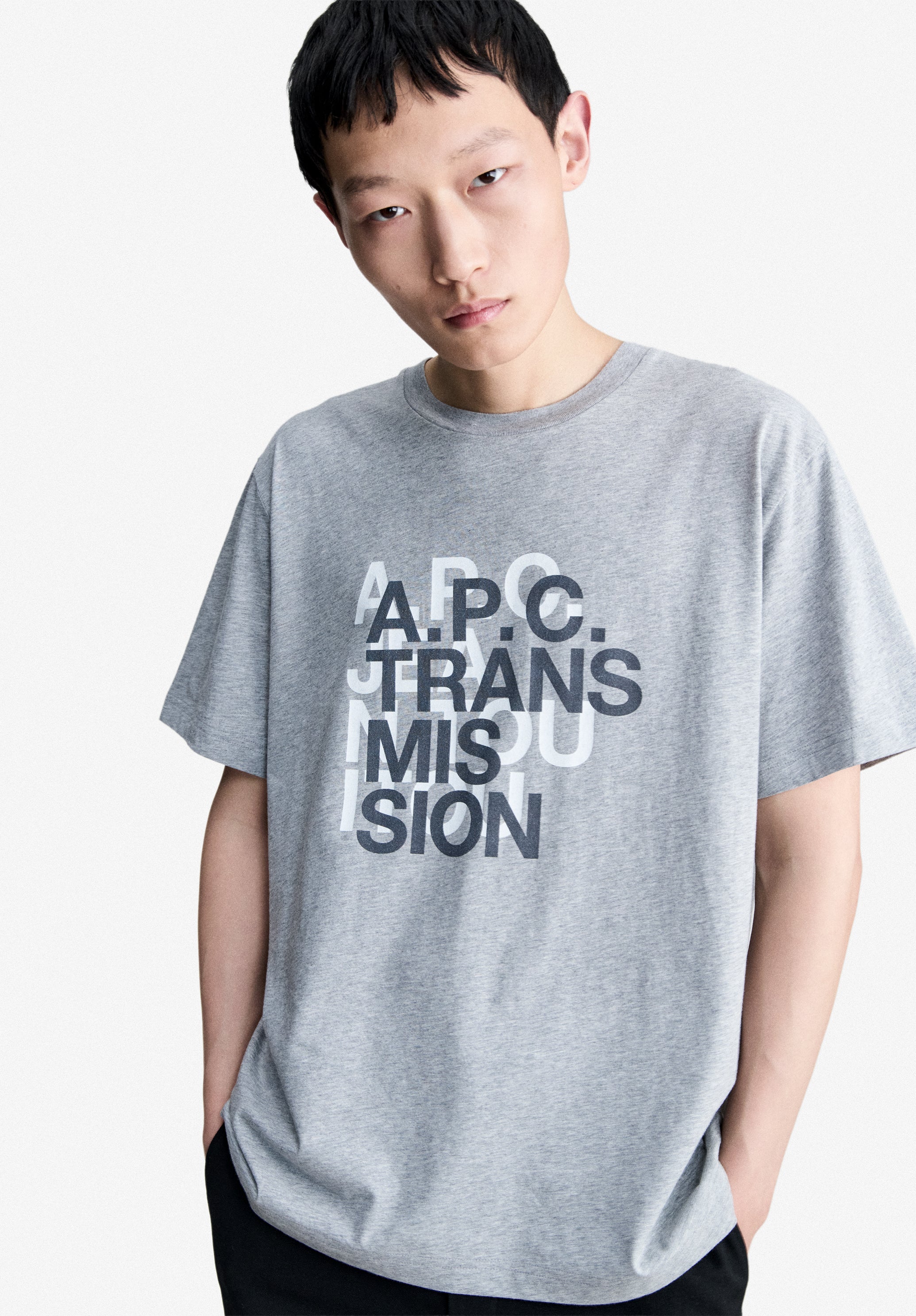 A.P.C. Transmission T-Shirt Bio-Baumwolle Größe M