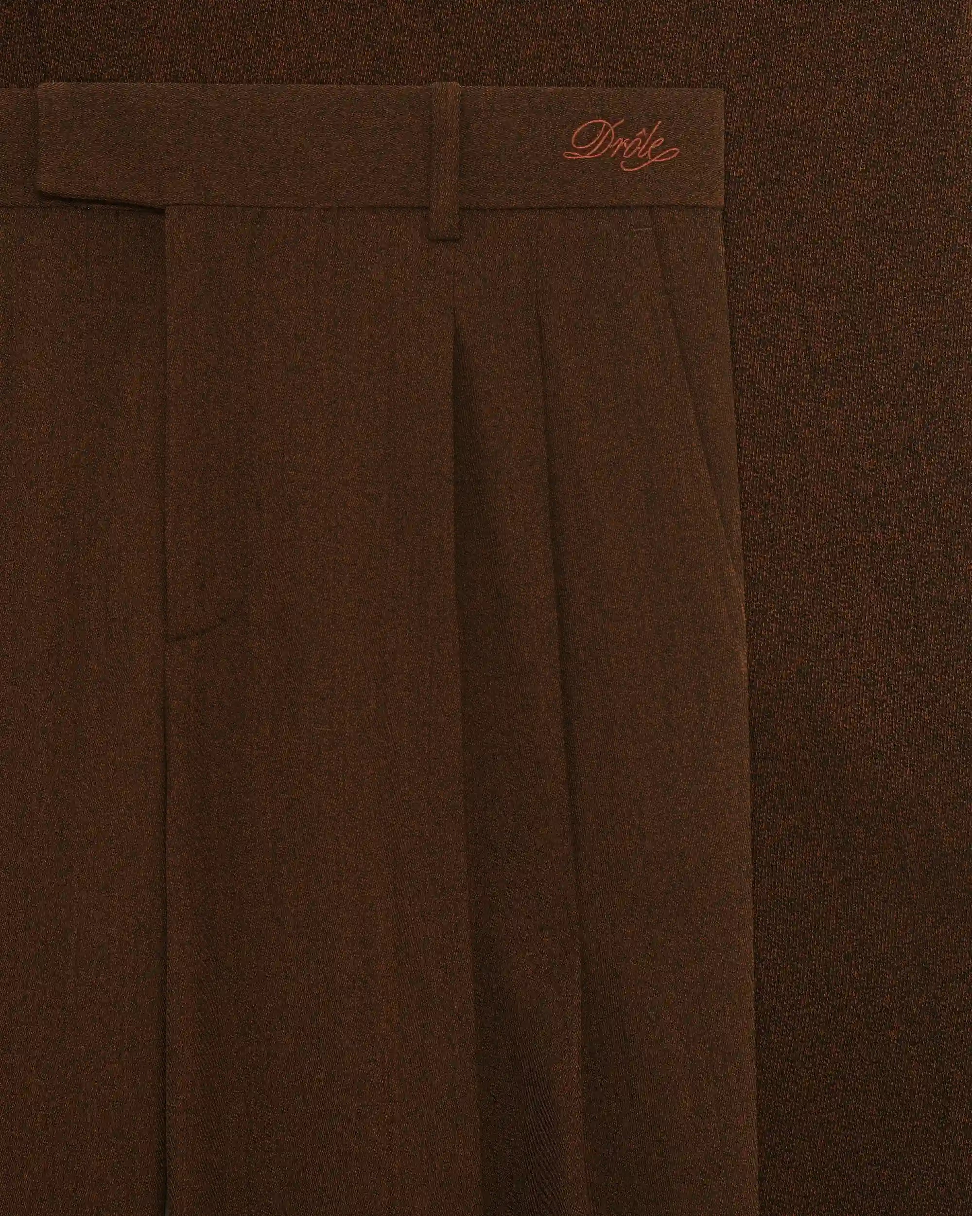 Drôle De Monsieur Pants Wool Twill Golfer Hose Braun M