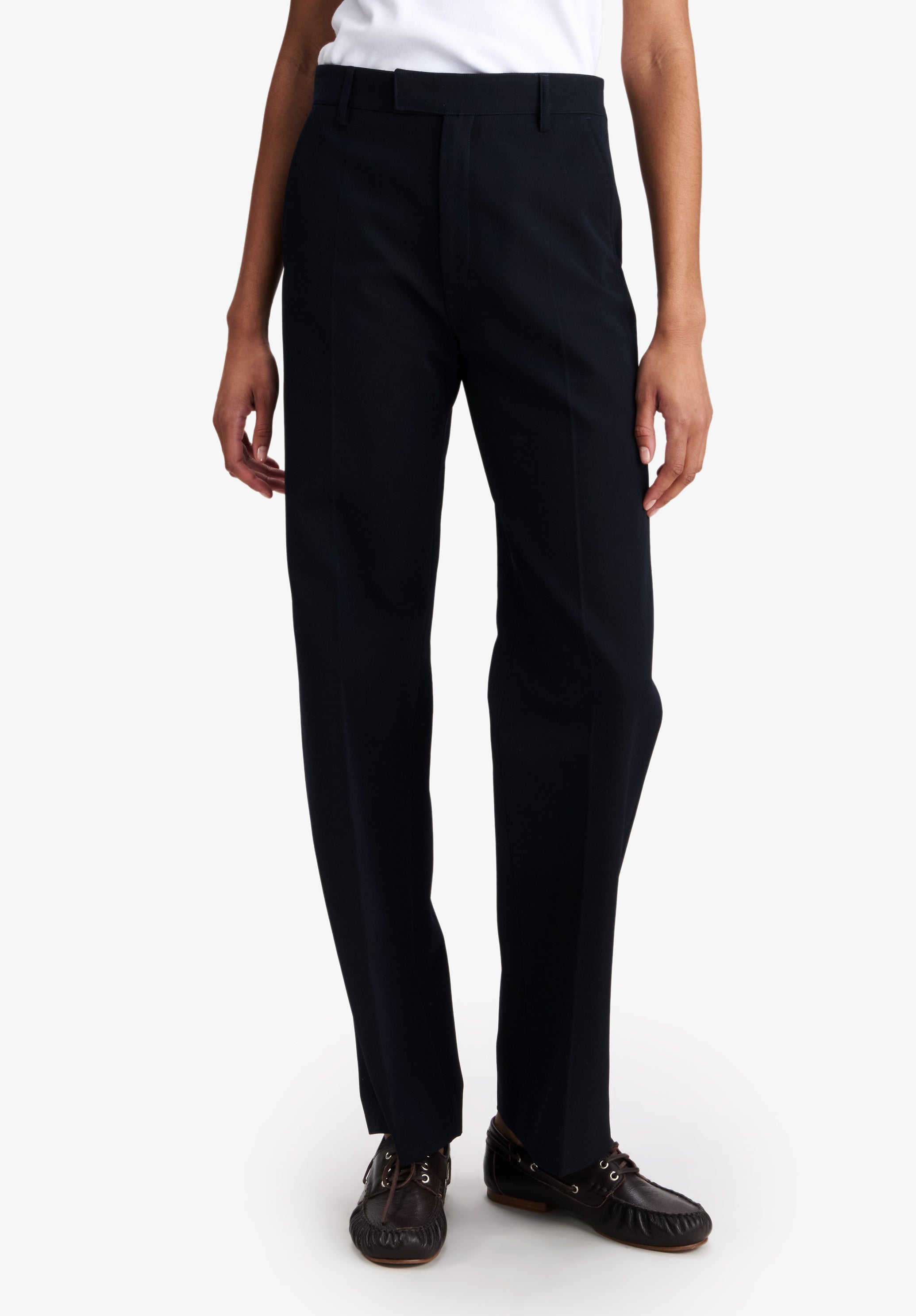 A.P.C. marineblaue Anzughose Hose 38 gerader Schnitt
