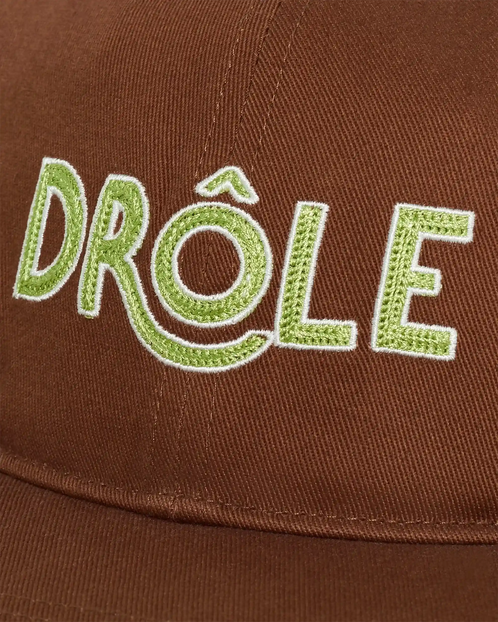 Drôle de Monsieur Casquette Drôle Cap Braun Baumwolle OS