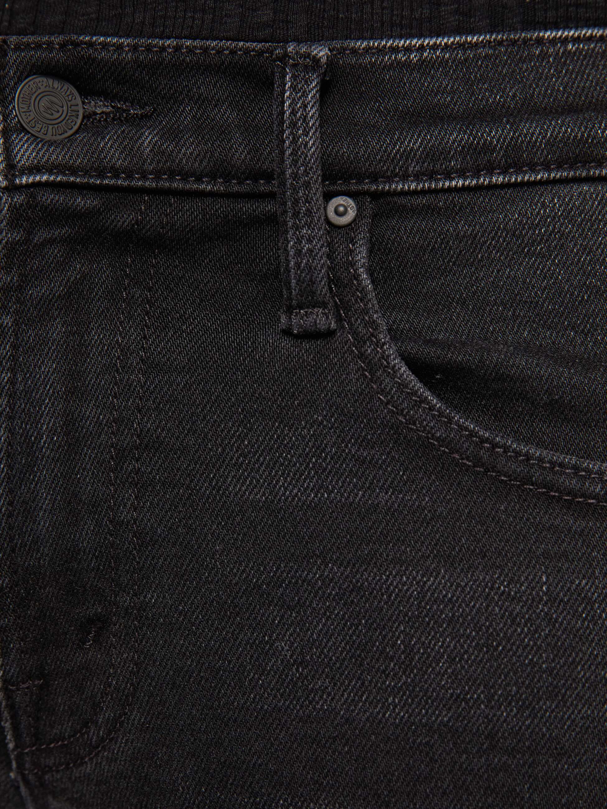 Mother Denim The Jinx Sneak Jeans Speed Of Light Schwarz