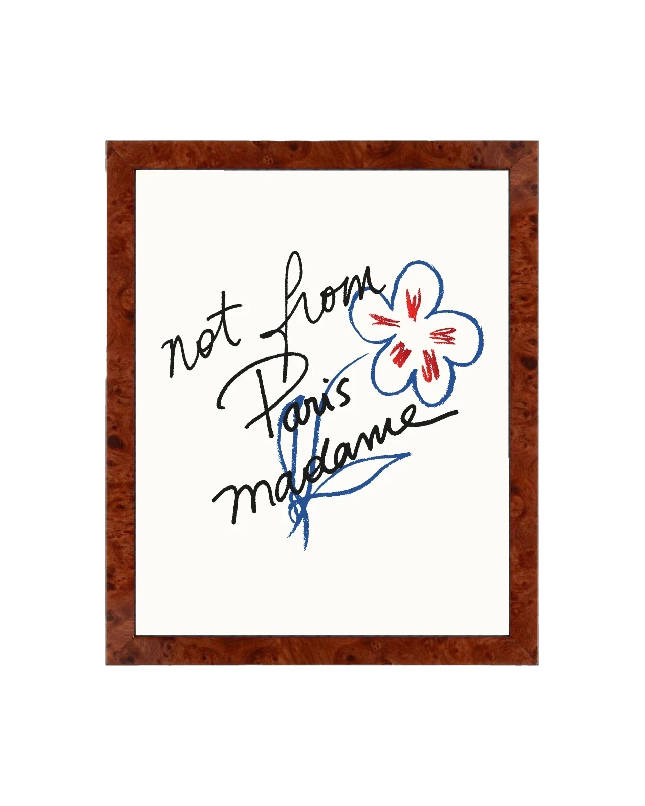 Drôle De Monsieur Slogan Esquisse Poster OS 28x35cm 200g