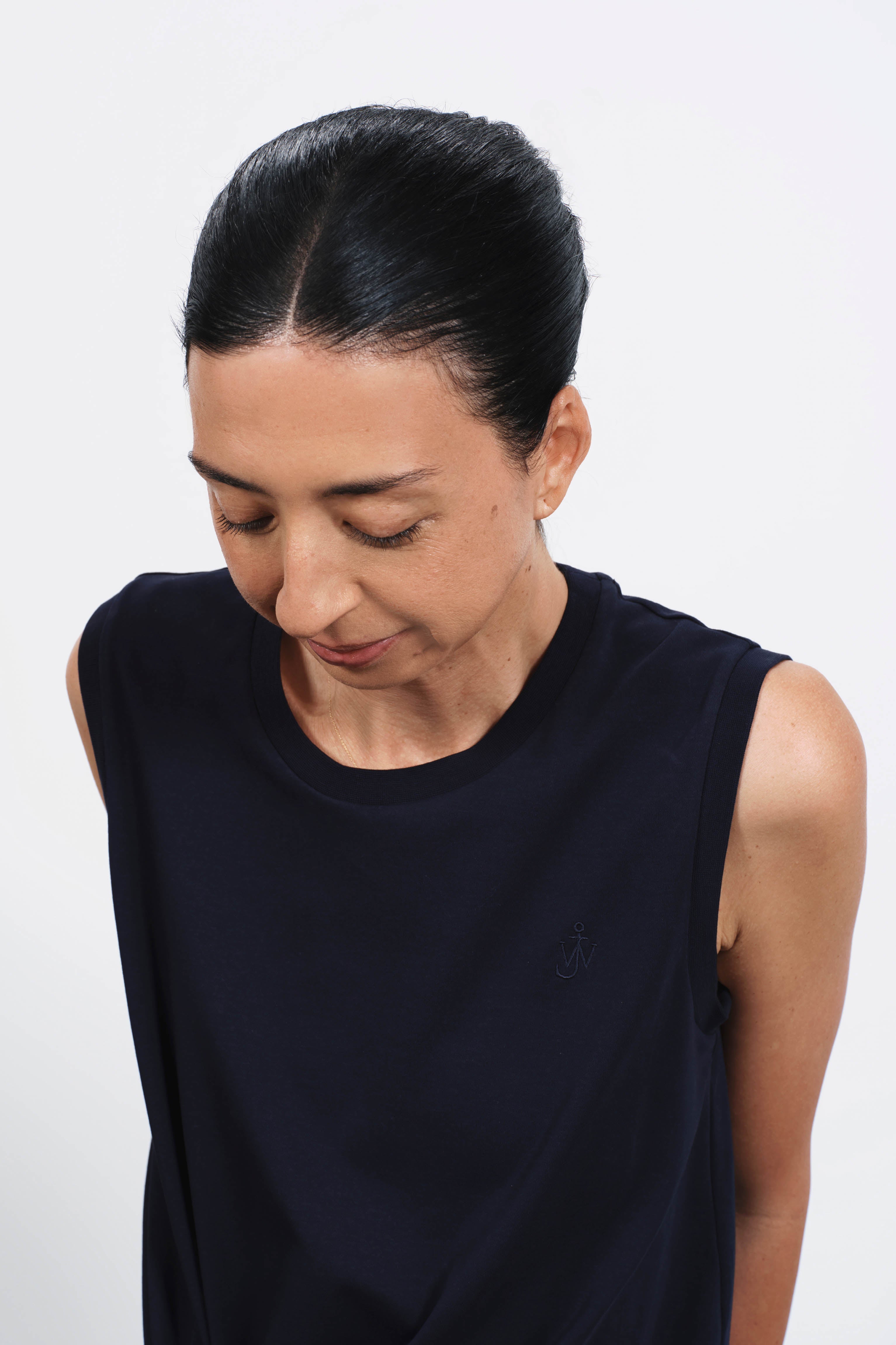 J.W.Anderson Hem Knot Tank Top Damen Navy Jersey M