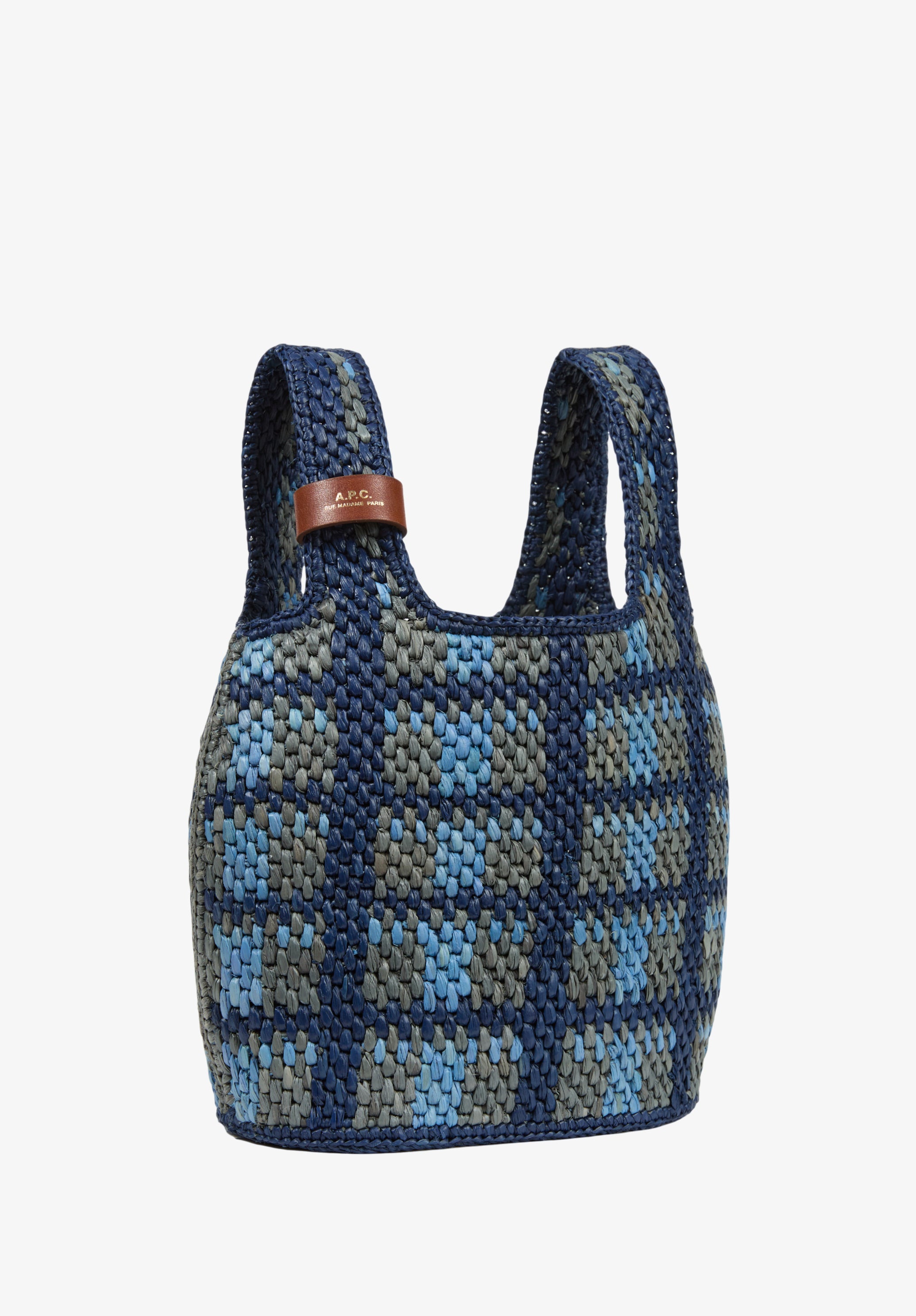 A.P.C. Pecan Tasche Bast Korb 26x19,5 TU