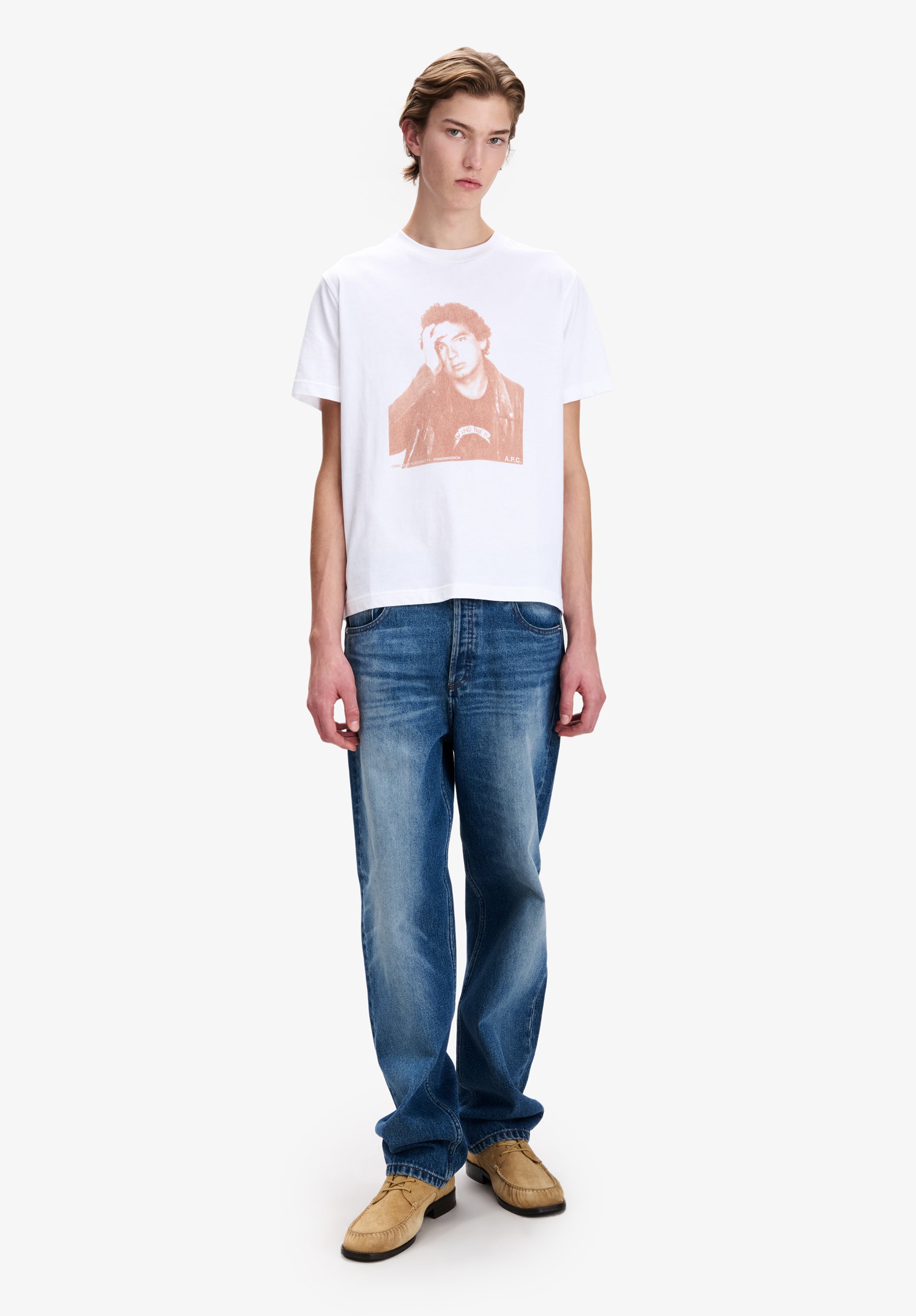 A.P.C. Jean Touitou Foto T-Shirt Bio-Baumwolle