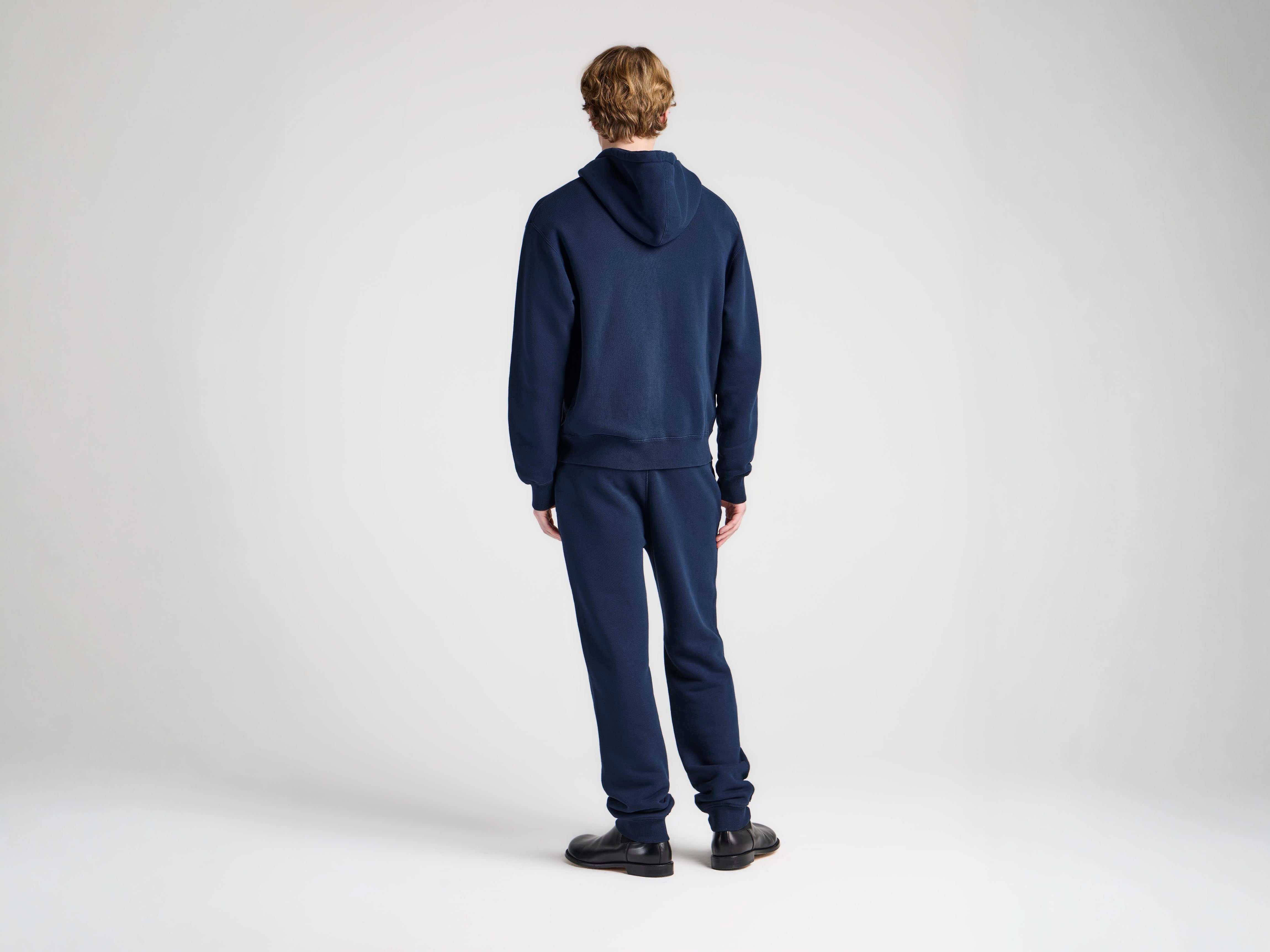 J.W.Anderson Front Zip Hoodie Navy Kapuzenjacke Herren