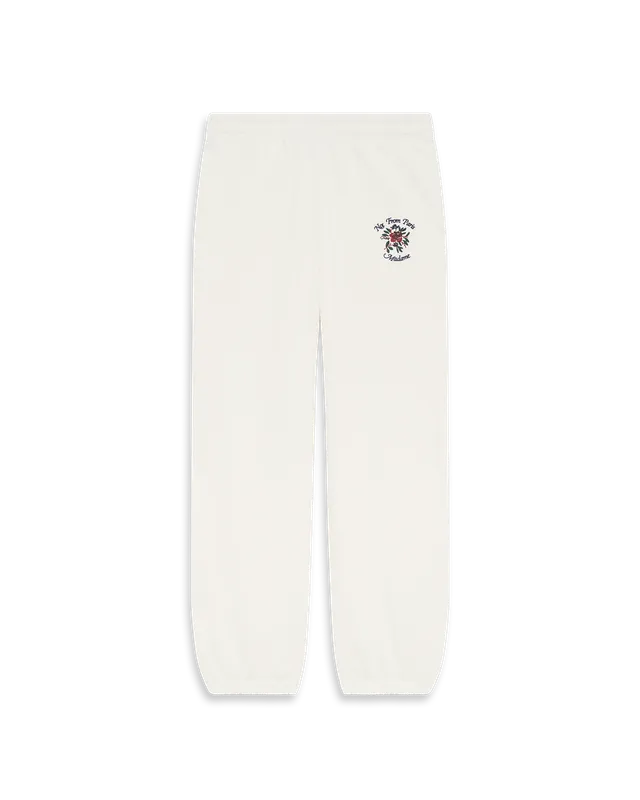 Drôle De Monsieur Le Sweatpants Slogan Rose Off White