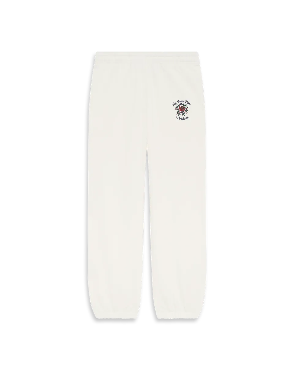 Drôle De Monsieur Le Sweatpants Slogan Rose Off White