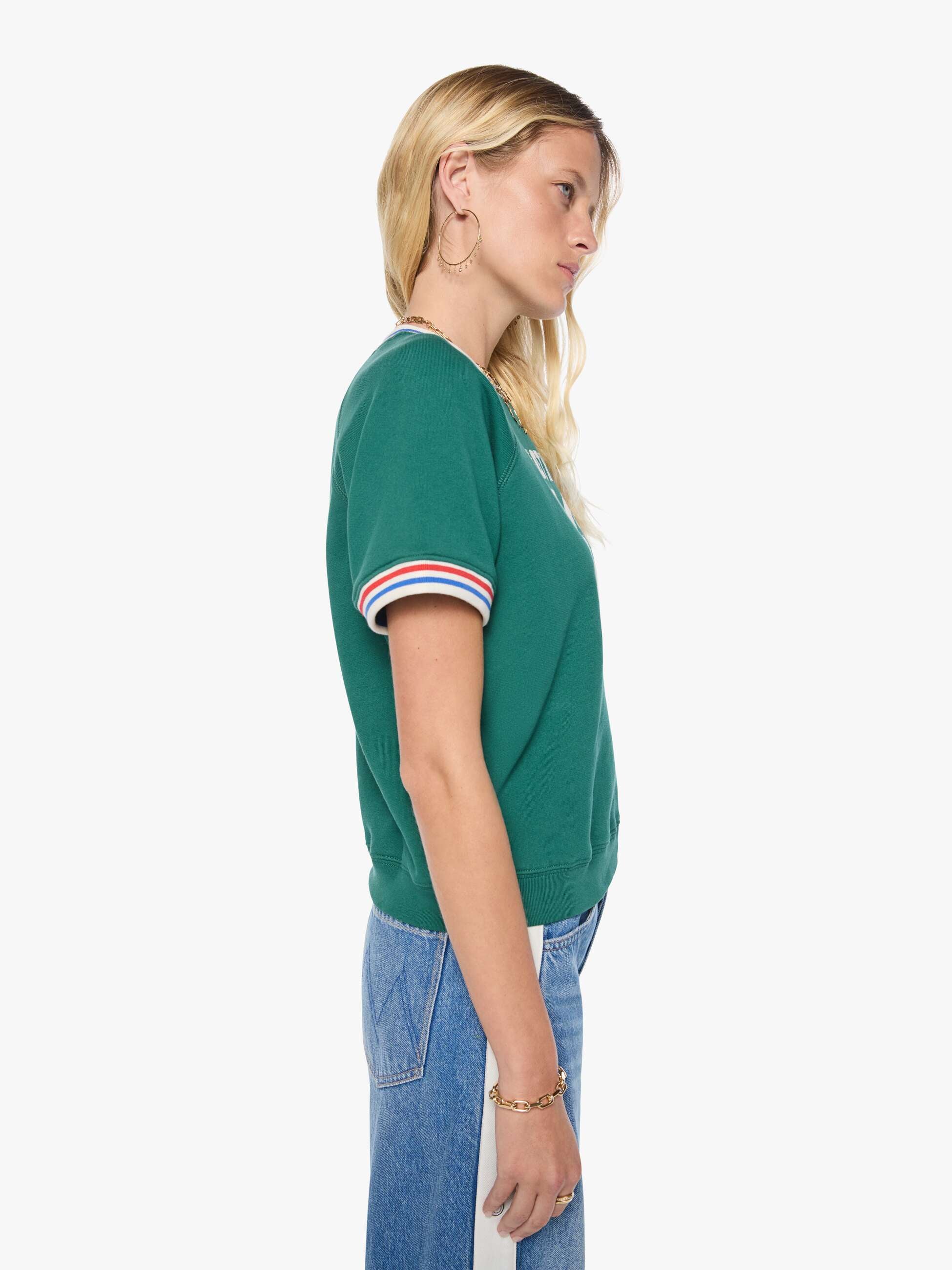 Mother Sport Concert Sweatshirt Grün Baumwolle